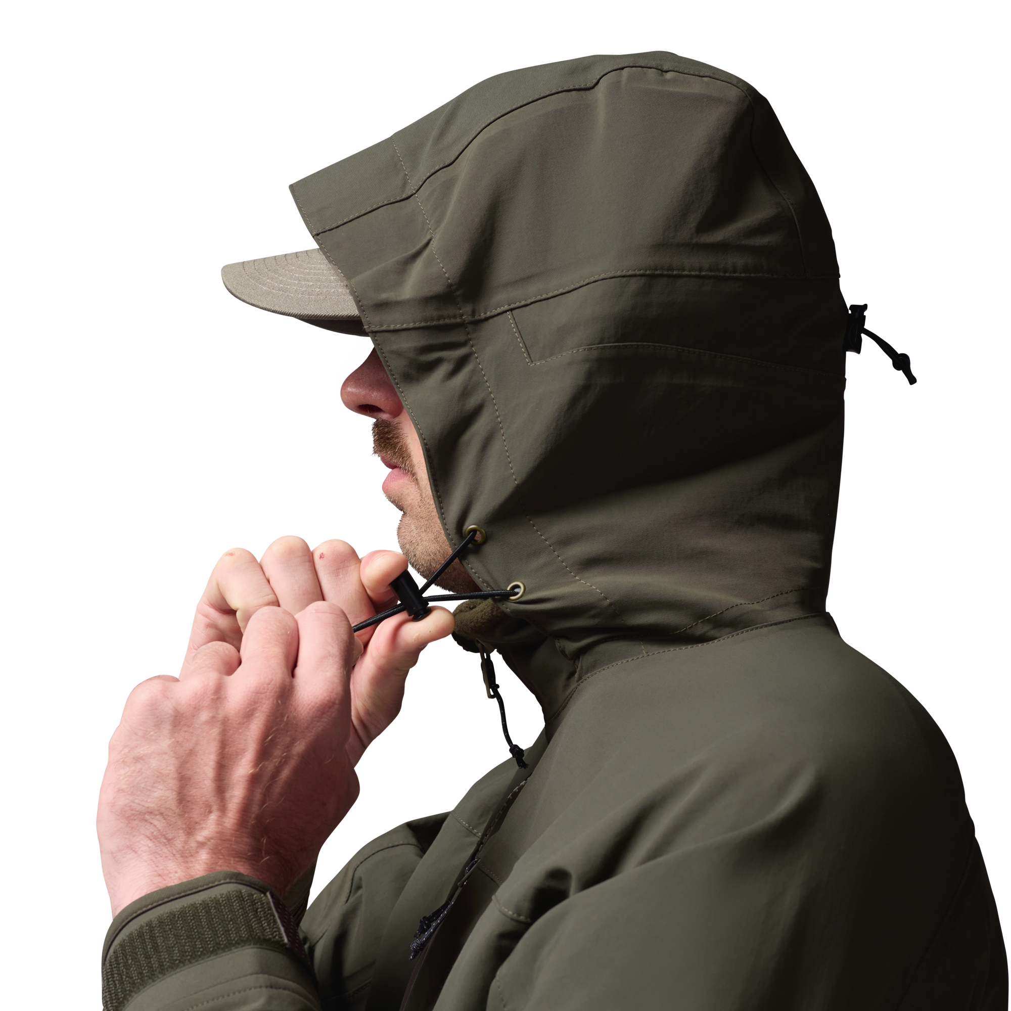 Hydro-Lok Shell Jacket in Cypress, on model #cypress