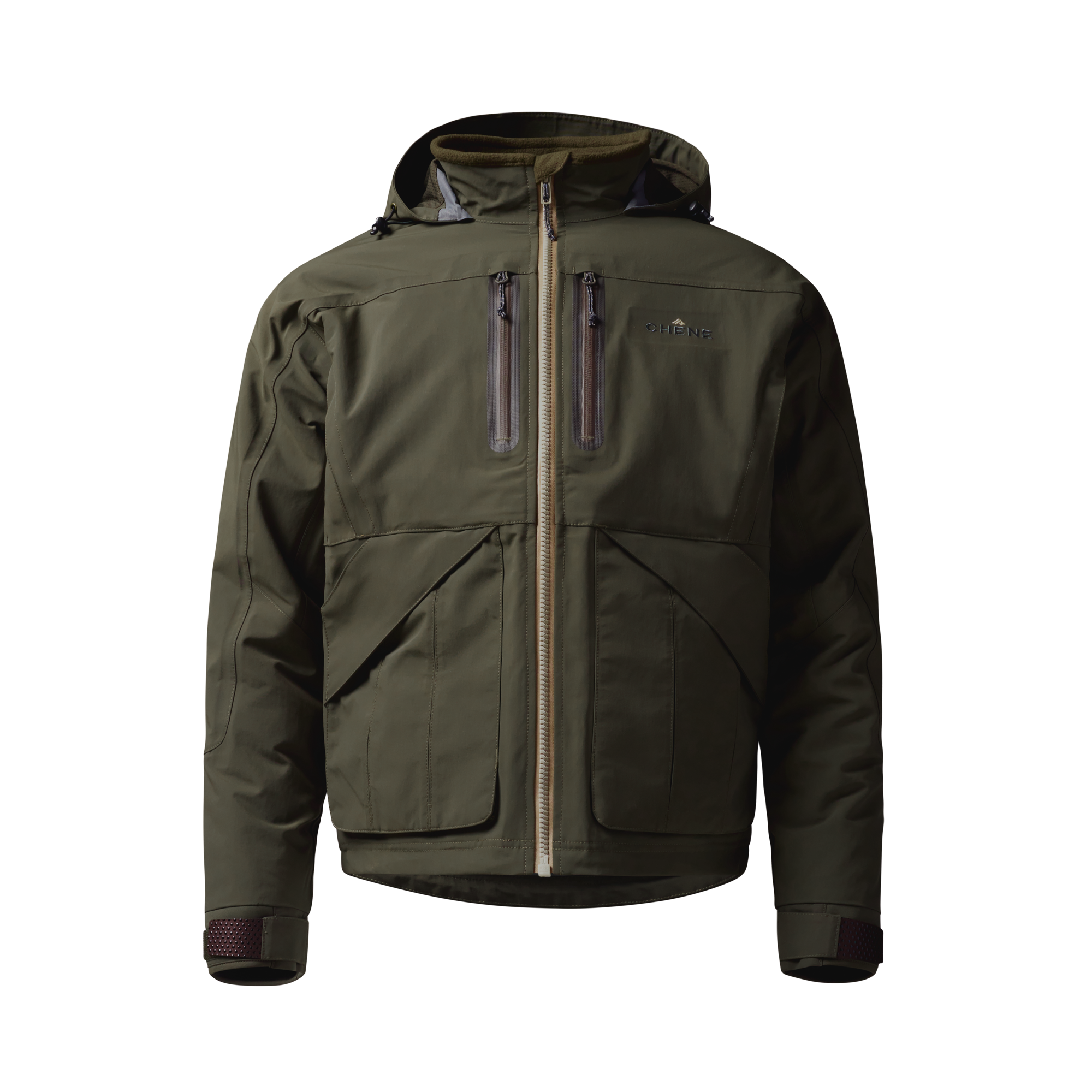 Hydro-Lok Insulated Jacket in Cypress, front view #cypress