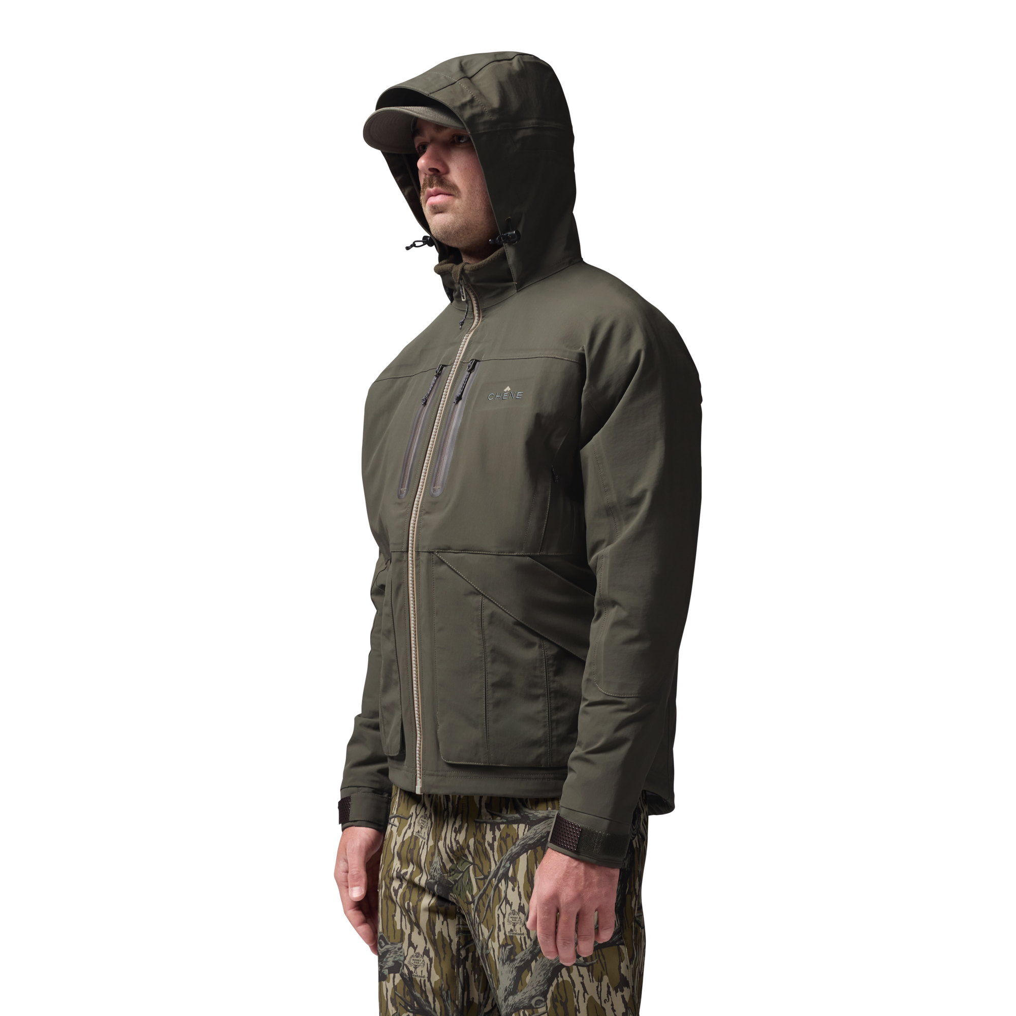 Hydro-Lok Insulated Jacket in Cypress, on model #cypress