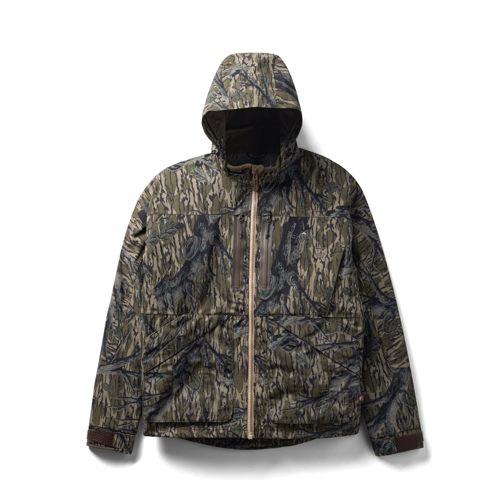 Hydro-Lok Insulated Jacket in Mossy Oak Original Treestand, flat lay #mossy_oak_original_treestand