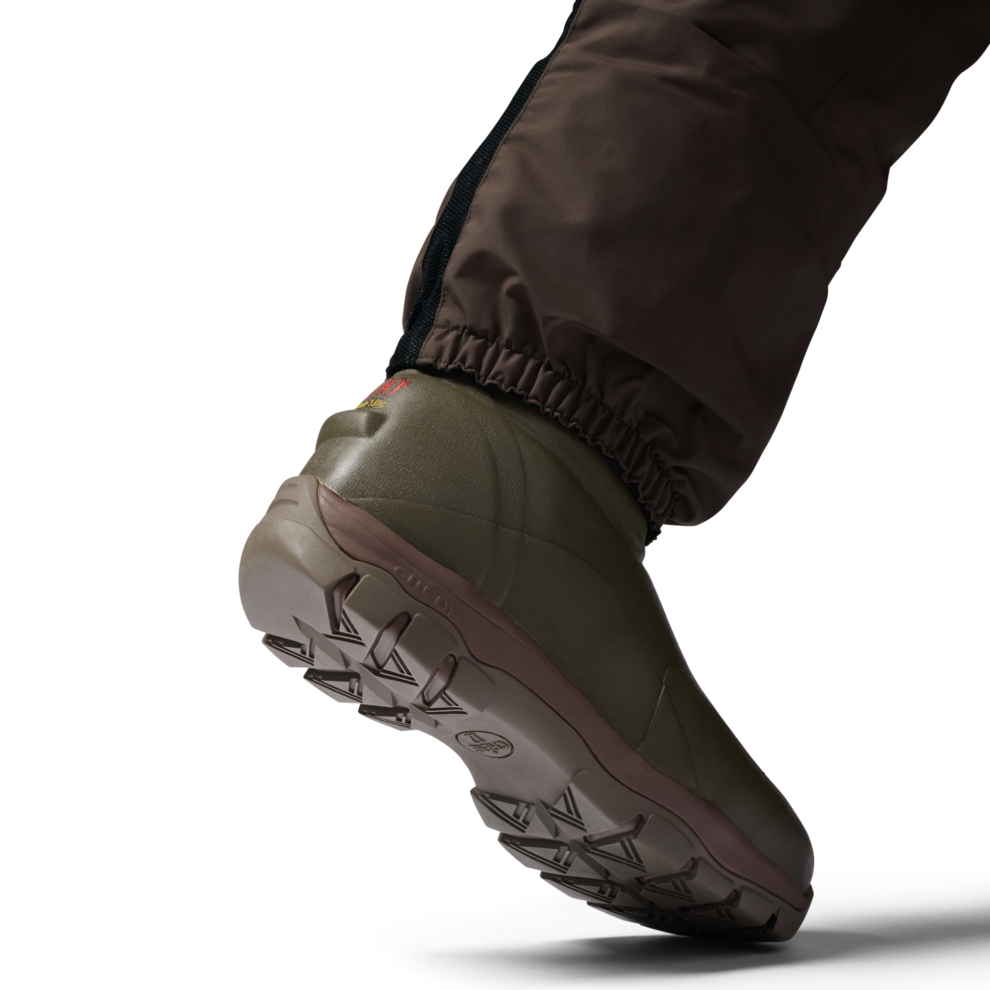 Brown 2S Wader in Brown, on model #brown