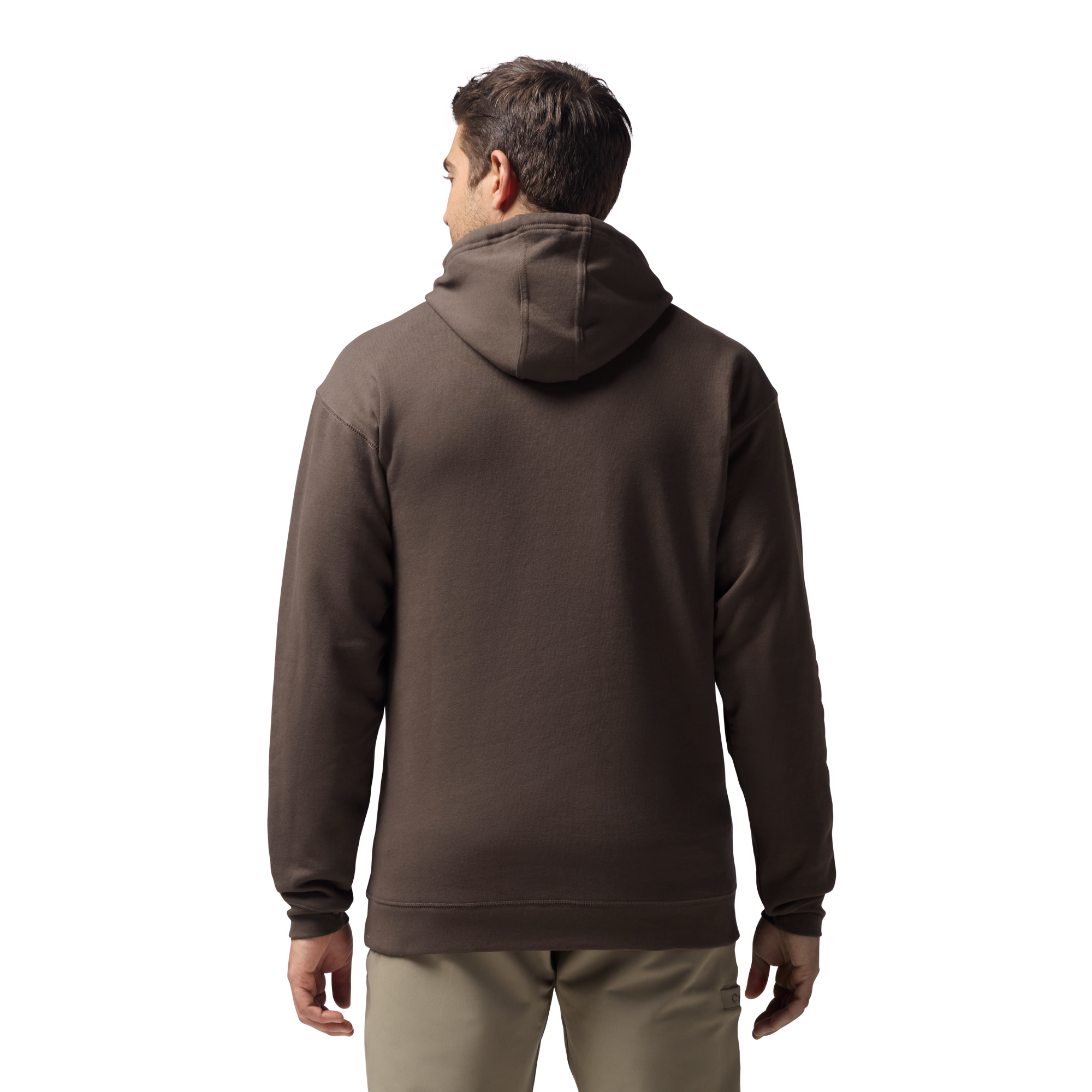 Leisure Hoodie in Heather Brown, on model #heather_brown
