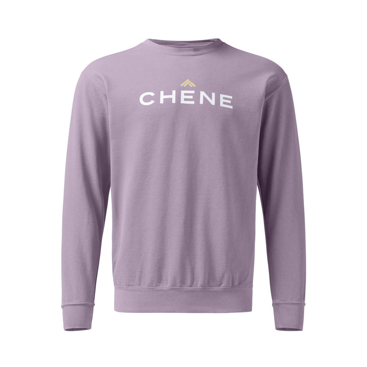 Comfort Colors Sweatshirt in Orchid, front view #orchid
