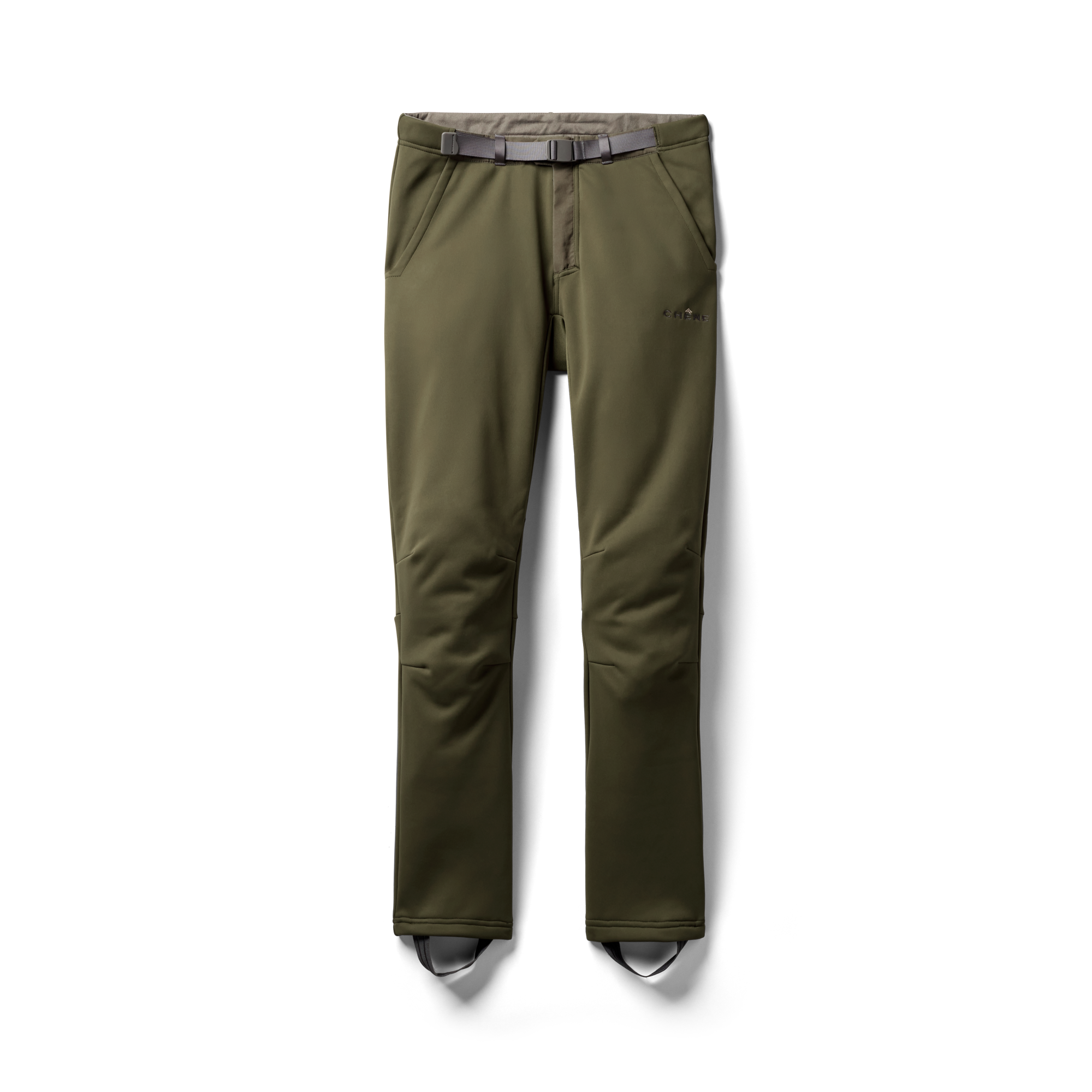 Lightweight Wader Pant in Olive, flat lay #olive