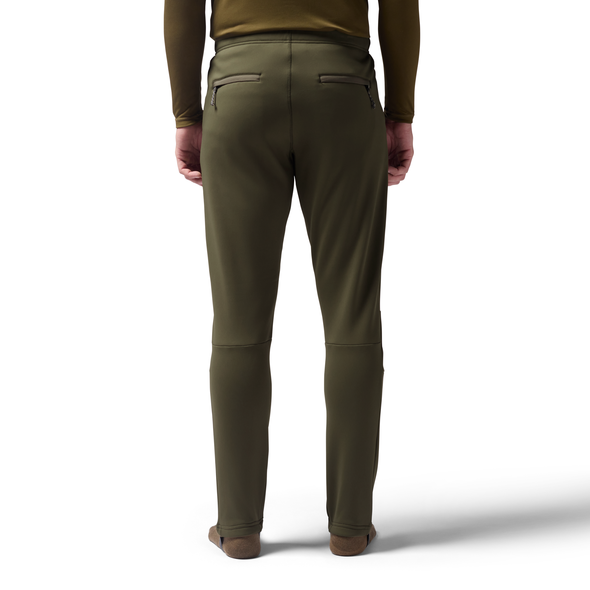 Lightweight Wader Pant in Olive, on model #olive