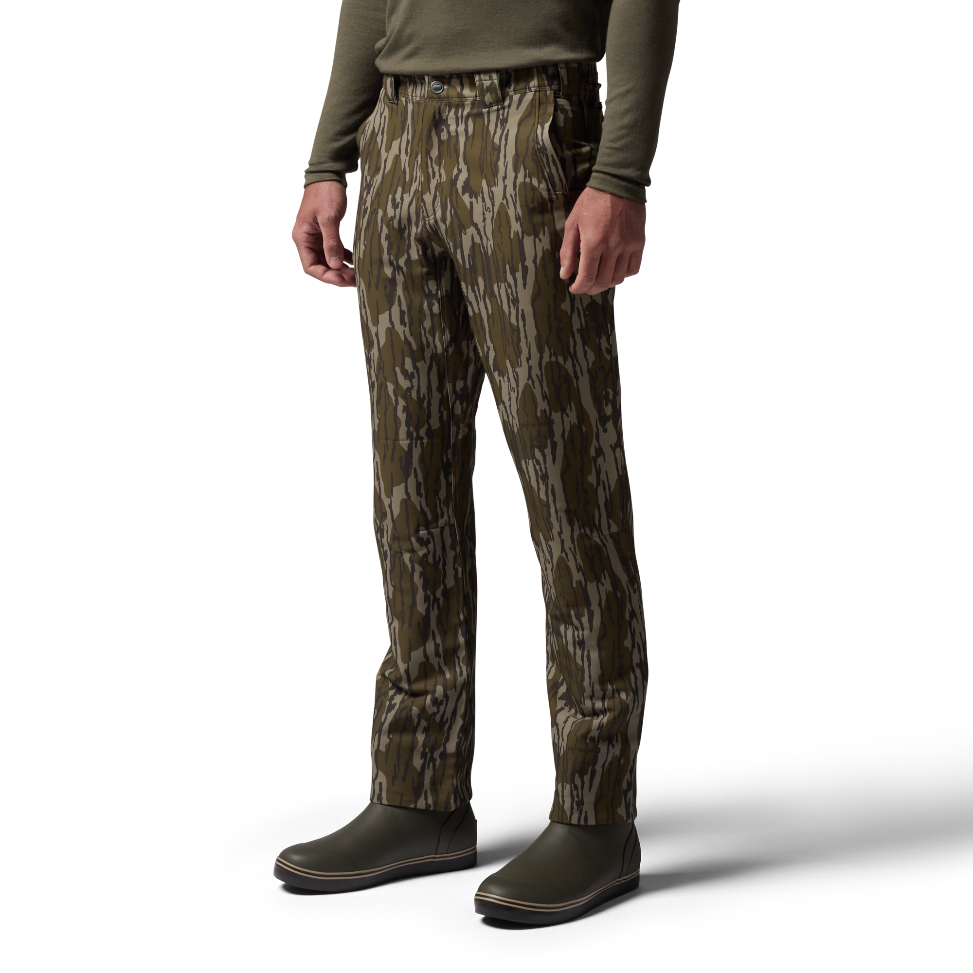 Field Pant in Mossy Oak Original Bottomland, on model #mossy_oak_original_bottomland