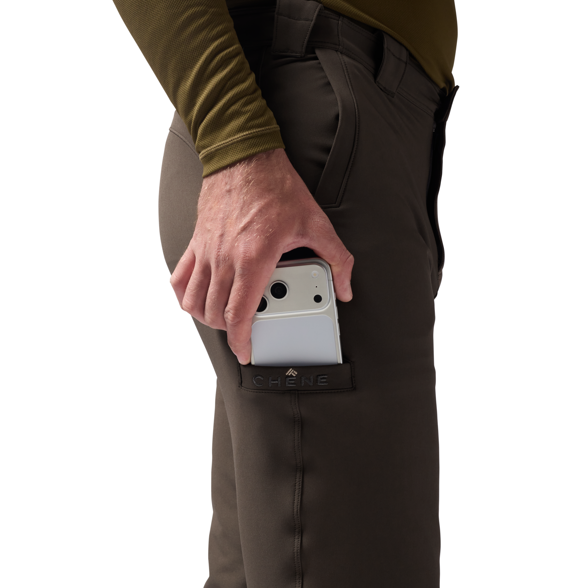 Field Pant in Tarmac, on model #tarmac