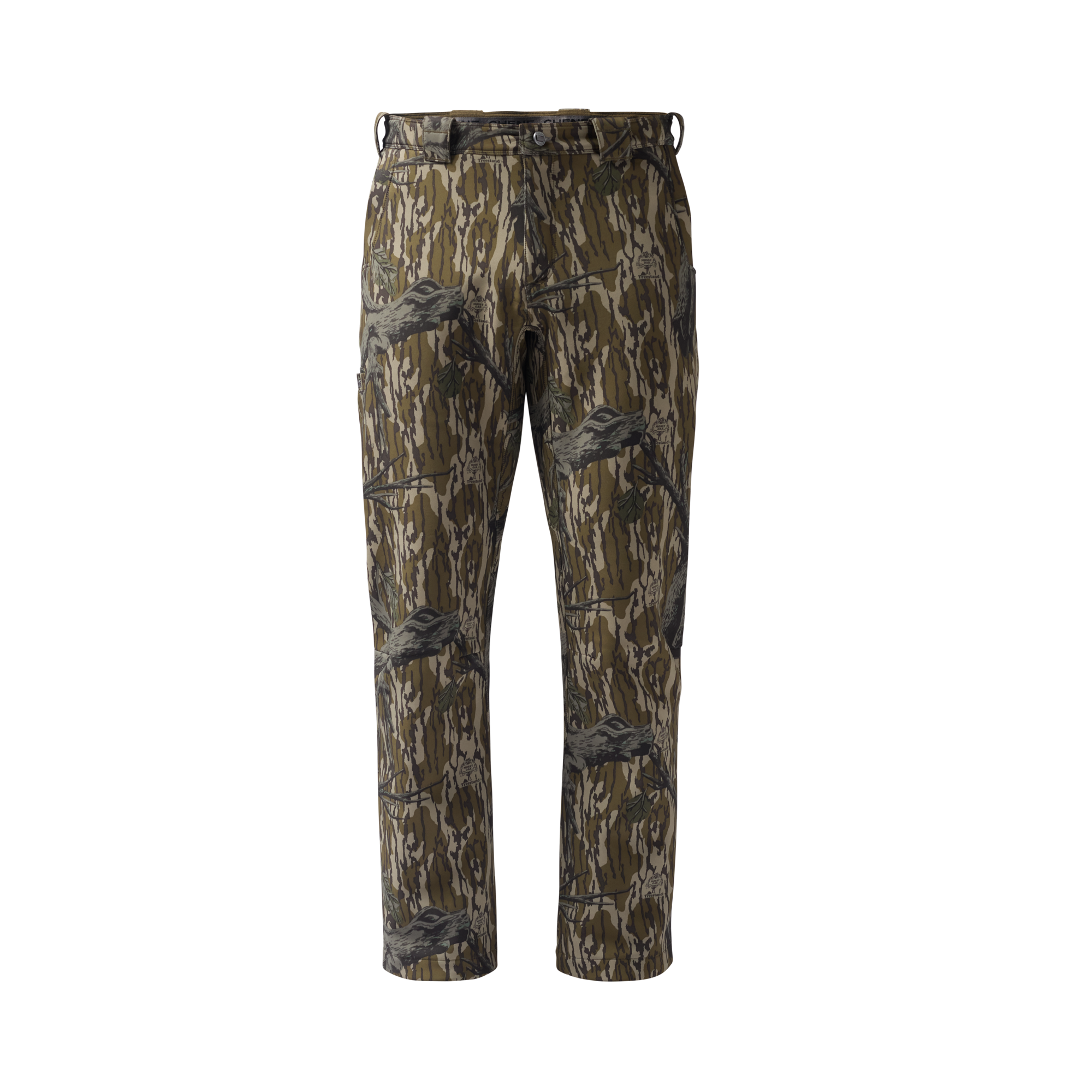 Bonded Fleece Field Pant in Mossy Oak Original Treestand, front view #mossy_oak_original_treestand