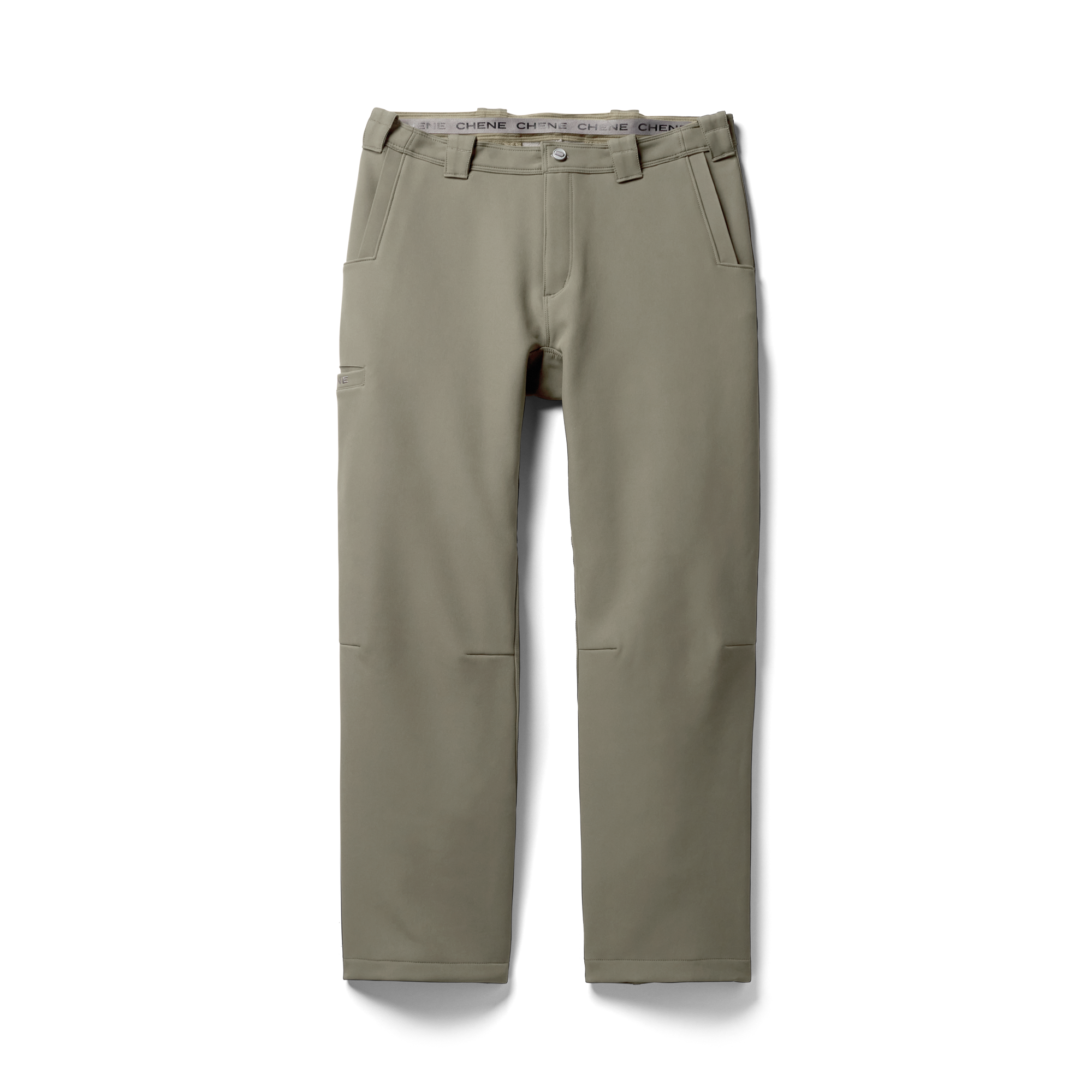 Bonded Fleece Field Pant in Sage, flat lay #sage