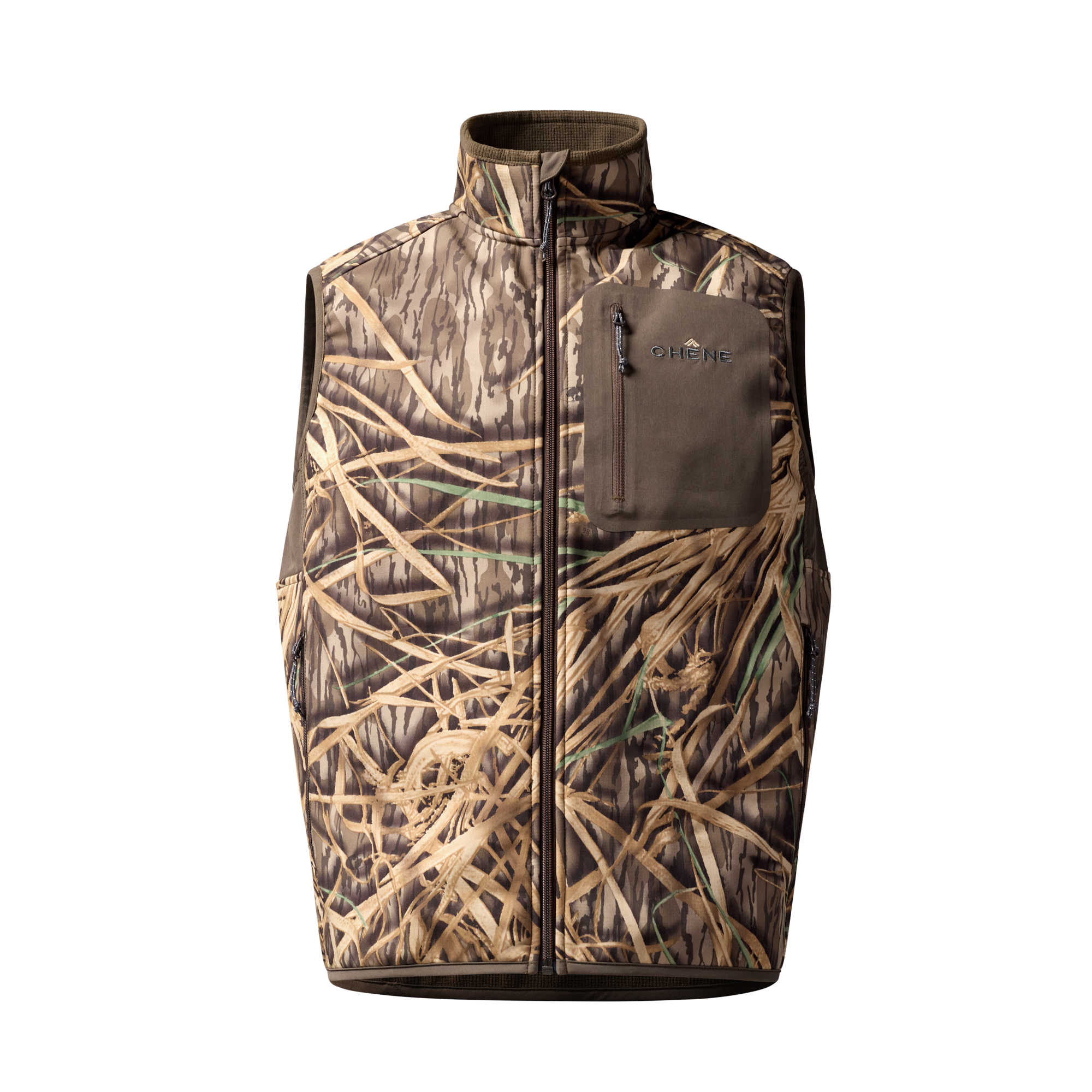 Scout Vest in Mossy Oak Original Shadow Grass, front view #mossy_oak_original_shadow_grass