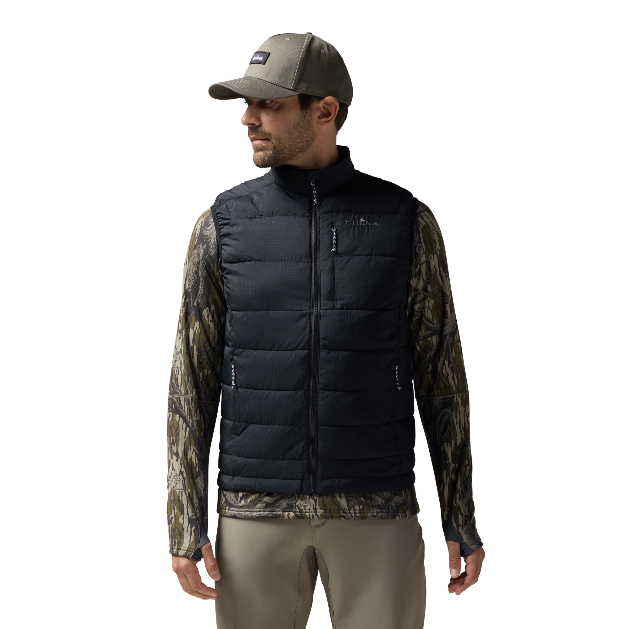 Flyweigh Vest in Black, on model #black