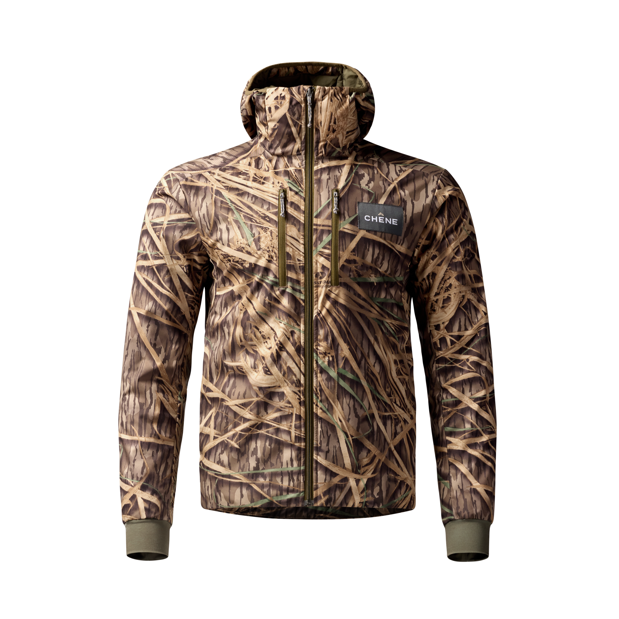 Flyweigh Jacket in Mossy Oak Original Shadow Grass, front view #mossy_oak_original_shadow_grass