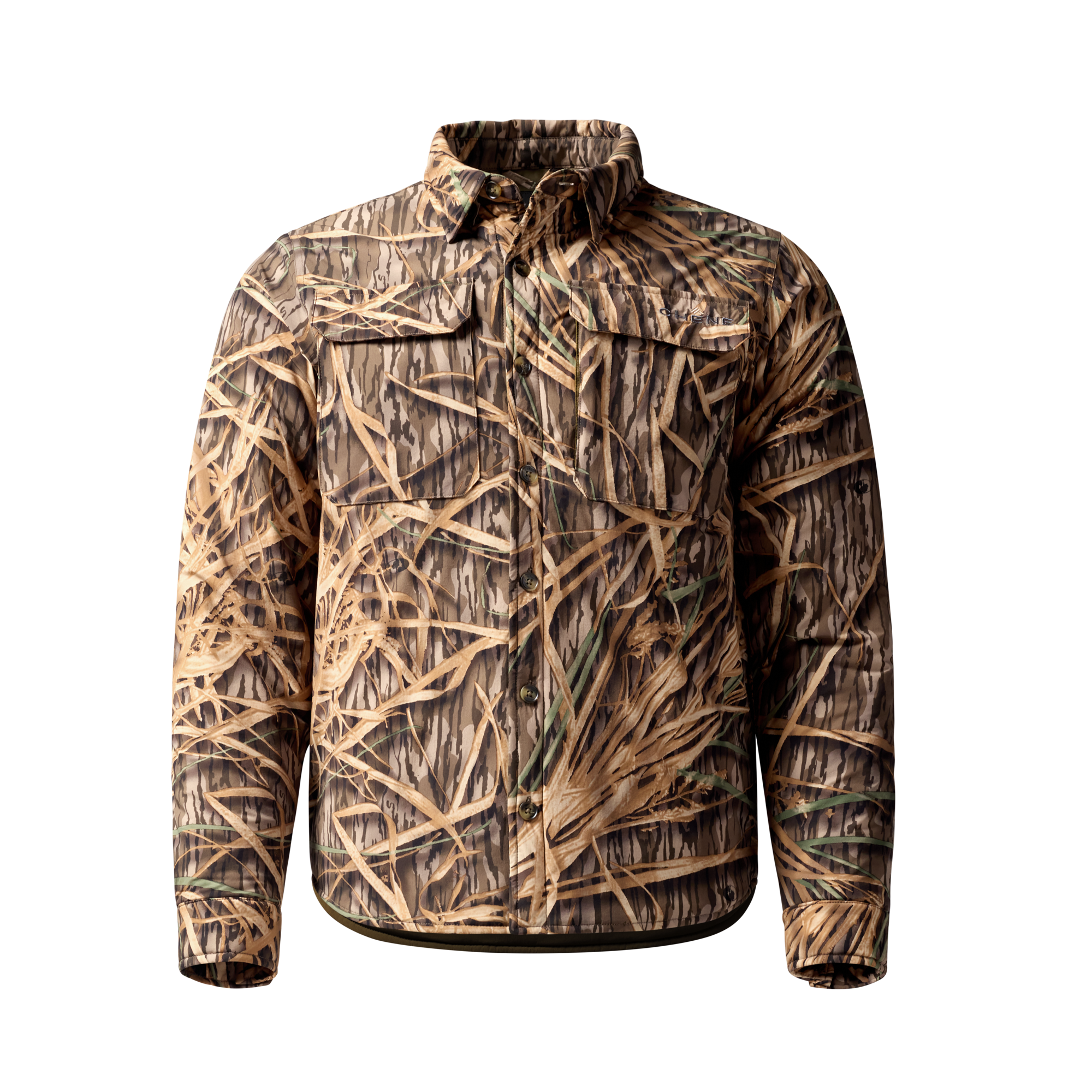 Flyweigh Jac-Shirt in Mossy Oak Original Shadow Grass, front view #mossy_oak_original_shadow_grass