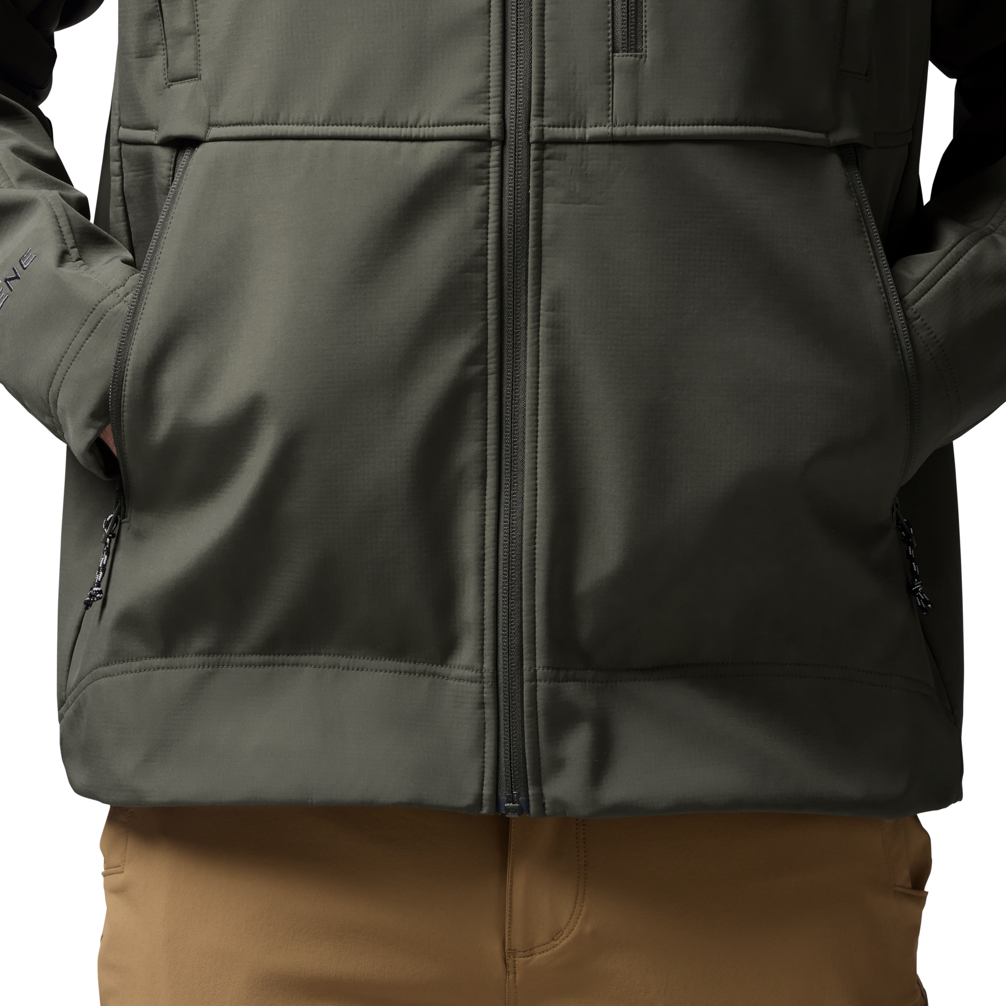 Scout Jacket in Cypress, on model #cypress