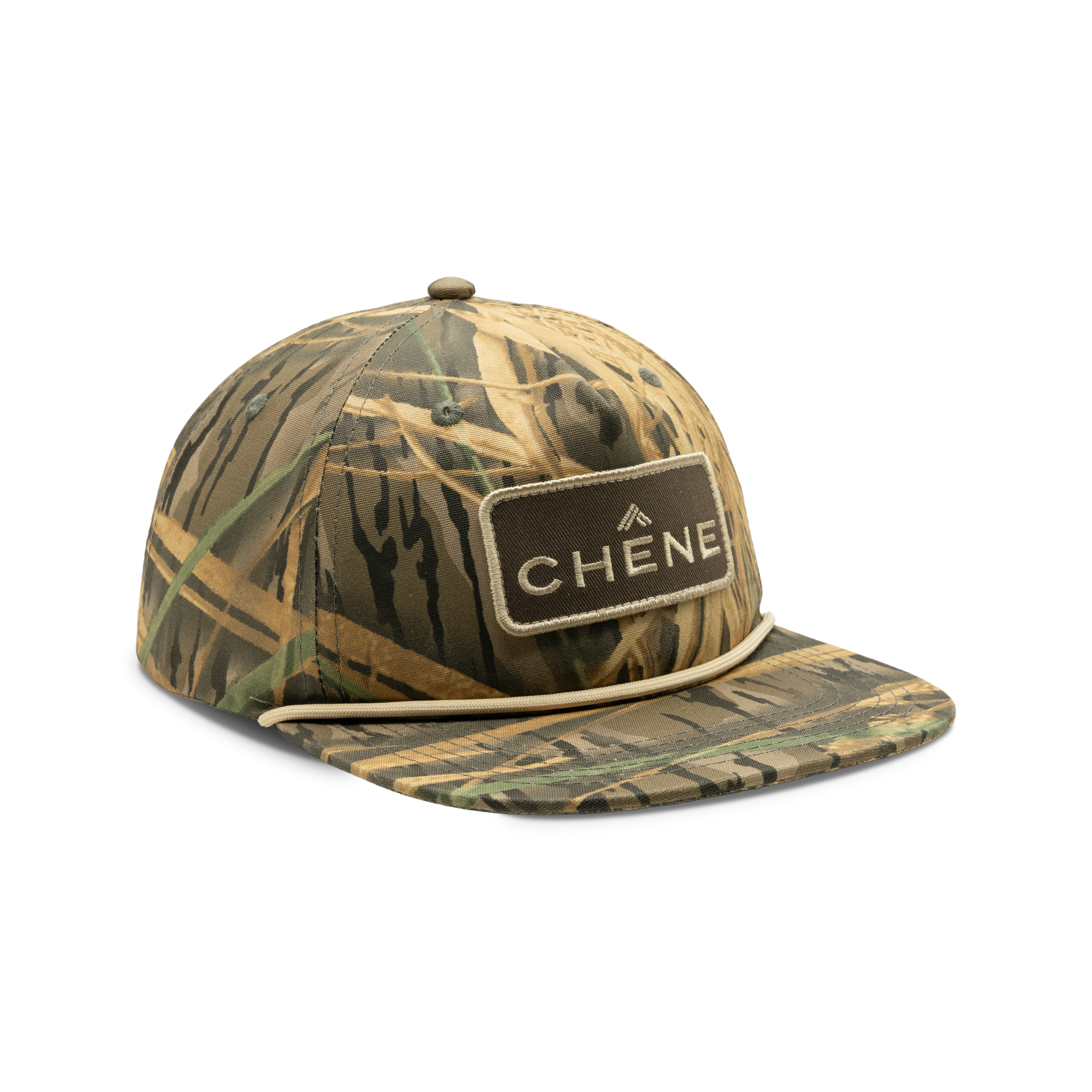 Rope Patch Cap in Mossy Oak Original Shadow Grass, front view #mossy_oak_original_shadow_grass