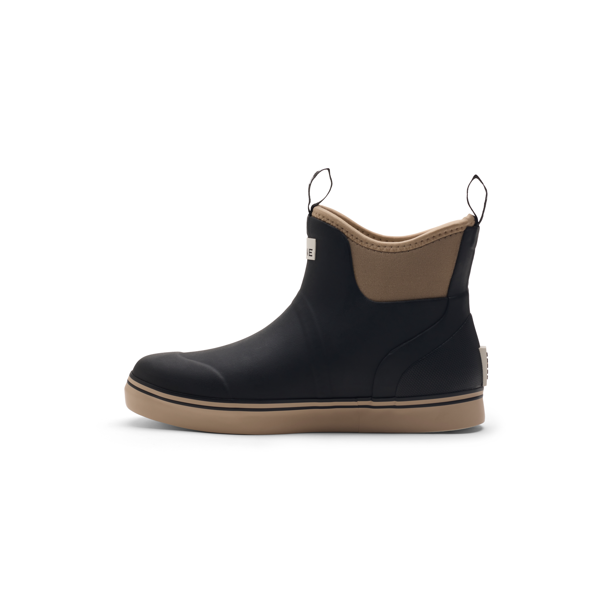 Women's Sherpa Fleece Scout Boot in Black / Tan, product #black_/_tan