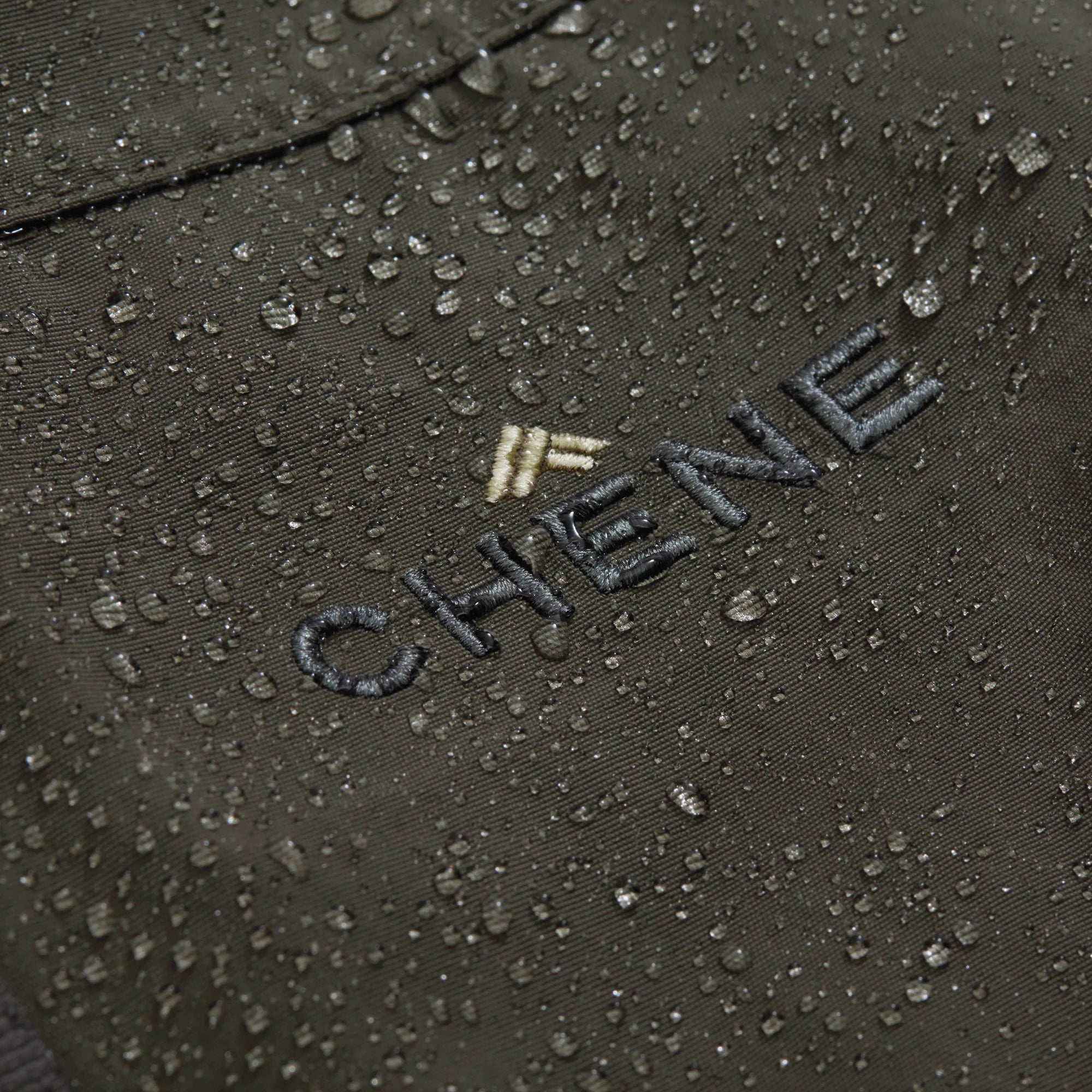 Hydro-Lok Shell Jacket in Cypress, fabric detail #cypress