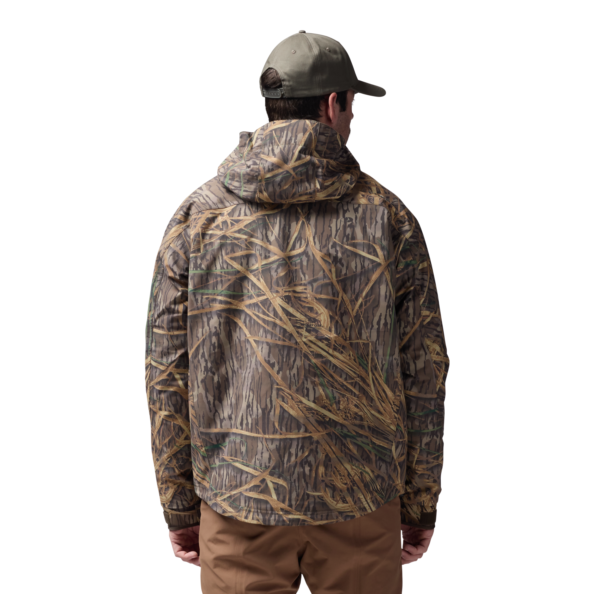 Hydro-Lok Insulated Jacket in Mossy Oak Original Shadow Grass, on model #mossy_oak_original_shadow_grass