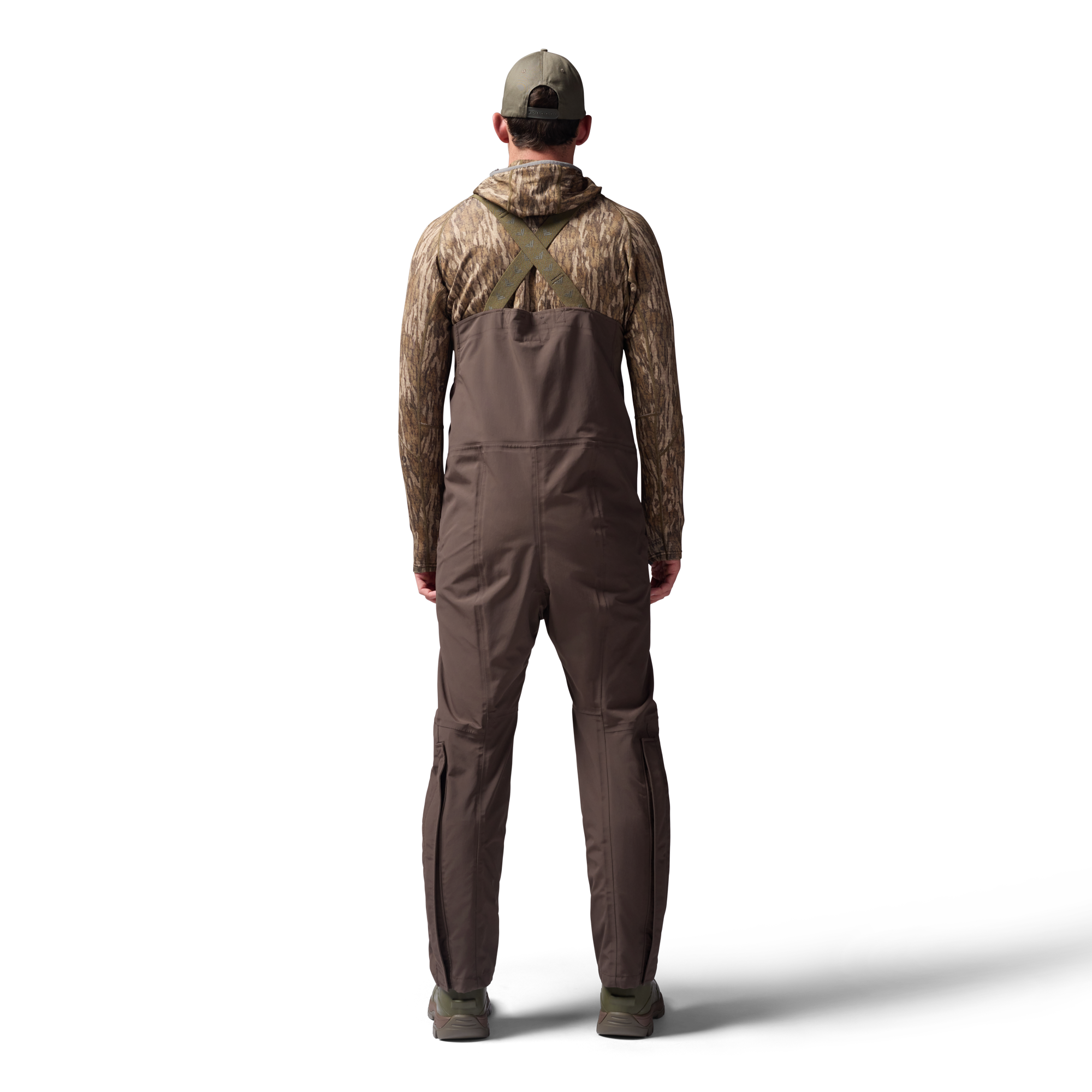 Hydro-Lok Field Bib in Brown, on model #brown