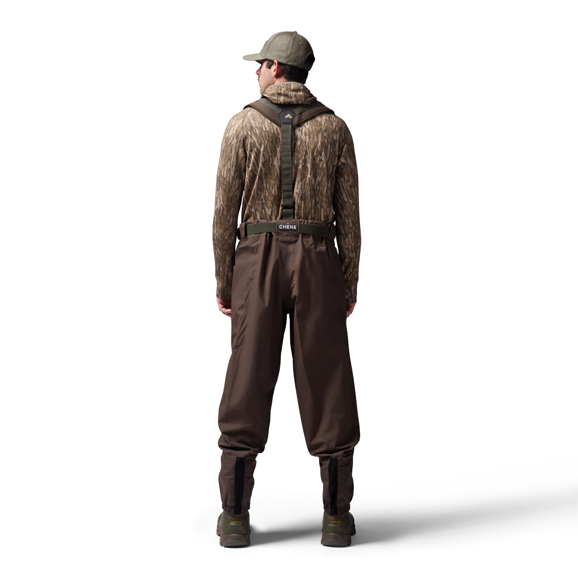 2S Wading Pant in Brown, on model #brown