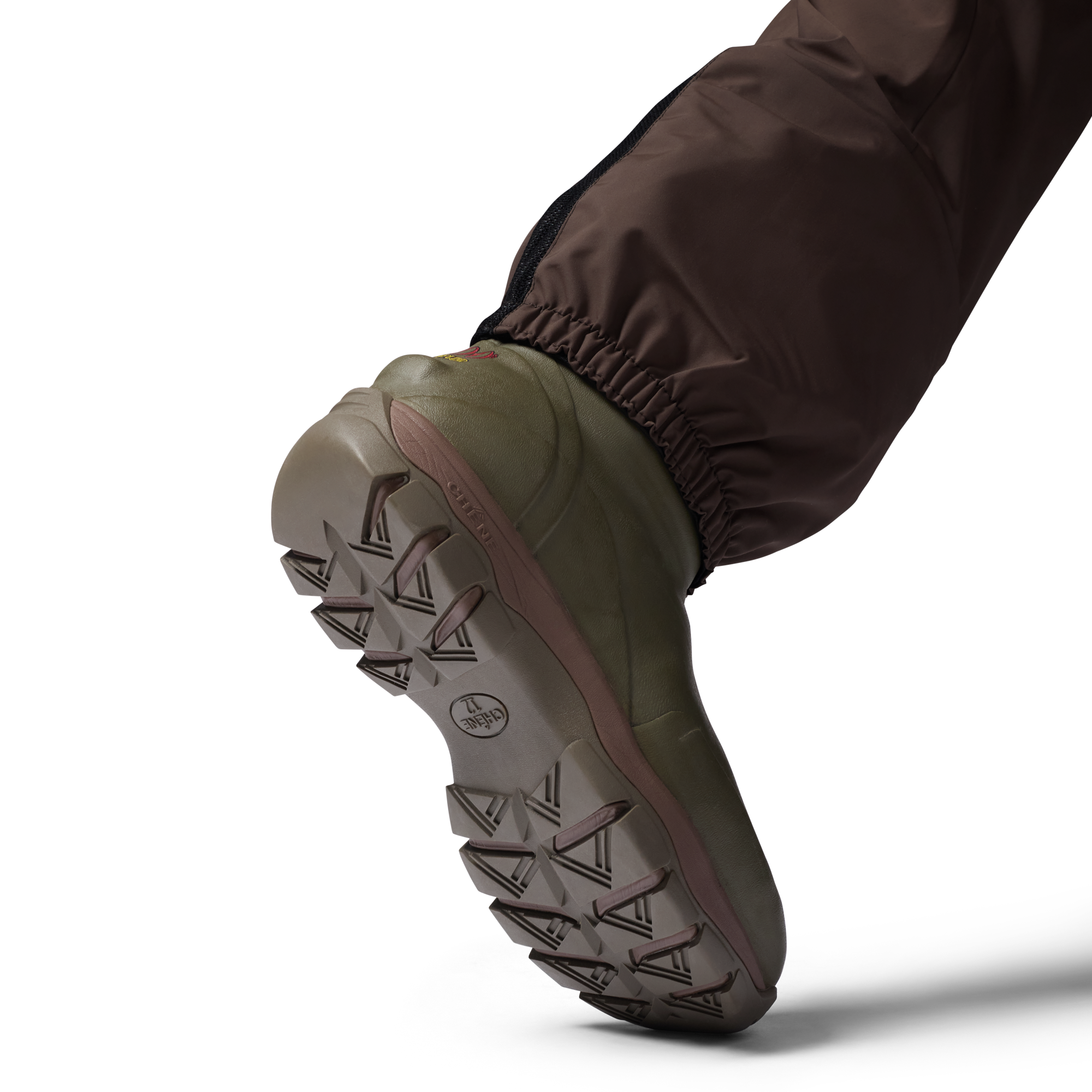 2S Wading Pant in Brown, on model #brown