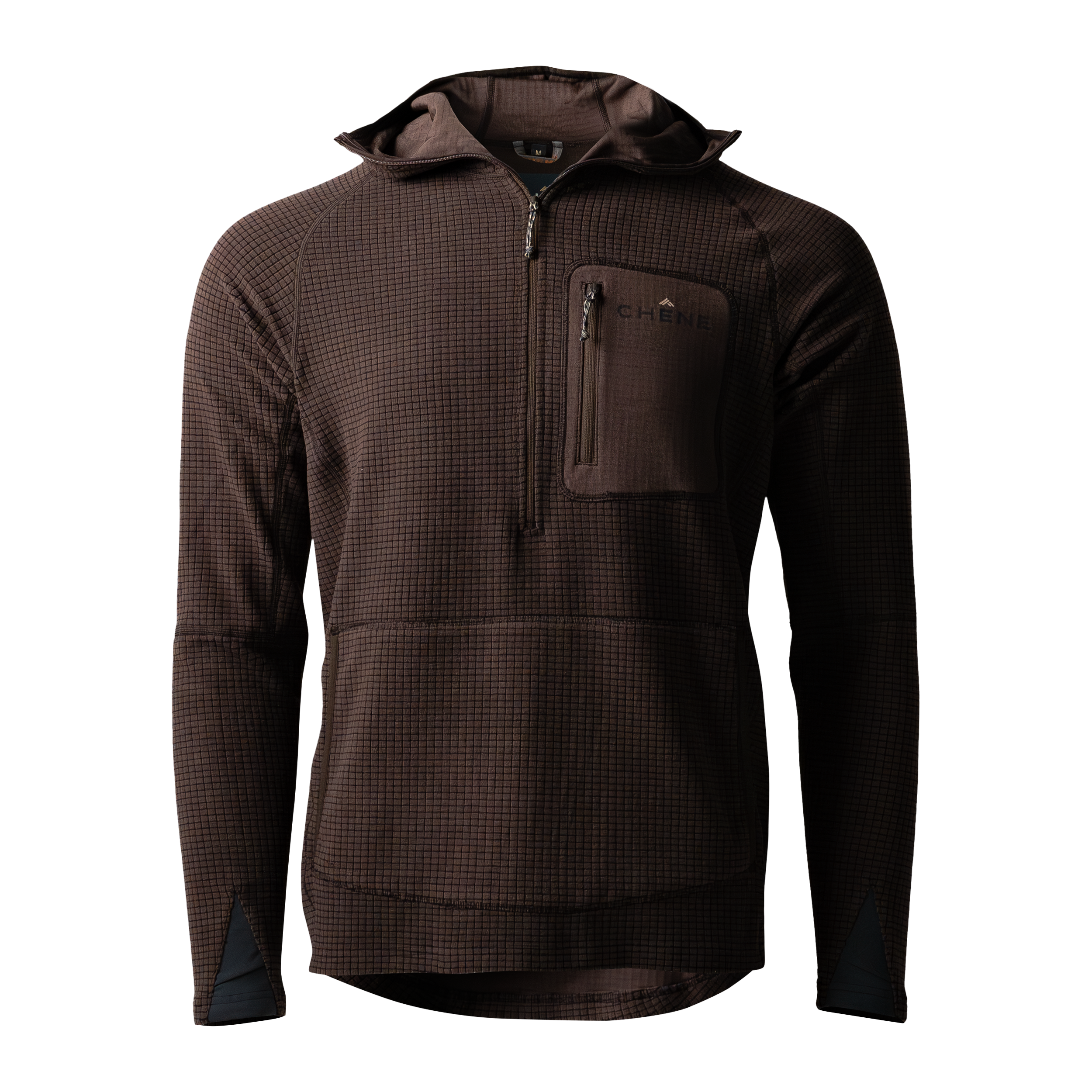 Sixty Series Check Fleece Half Zip with Hood