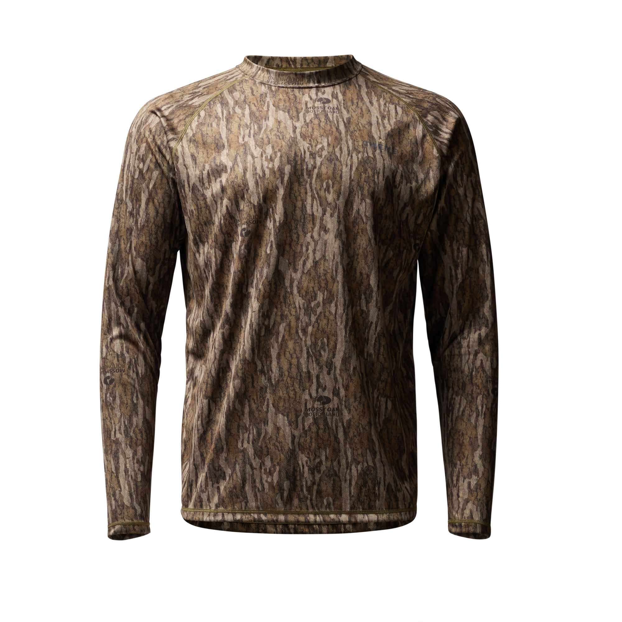 Vale 105 Synthetic Crew L/S in Mossy Oak Original Treestand, front view #mossy_oak_original_treestand
