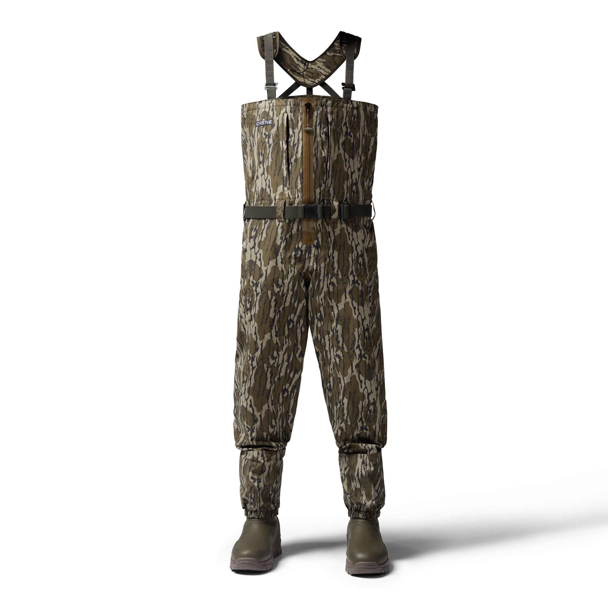 Mossy Oak Original Bottomland 2S Wader in Mossy Oak Original Bottomland, front view #mossy_oak_original_bottomland
