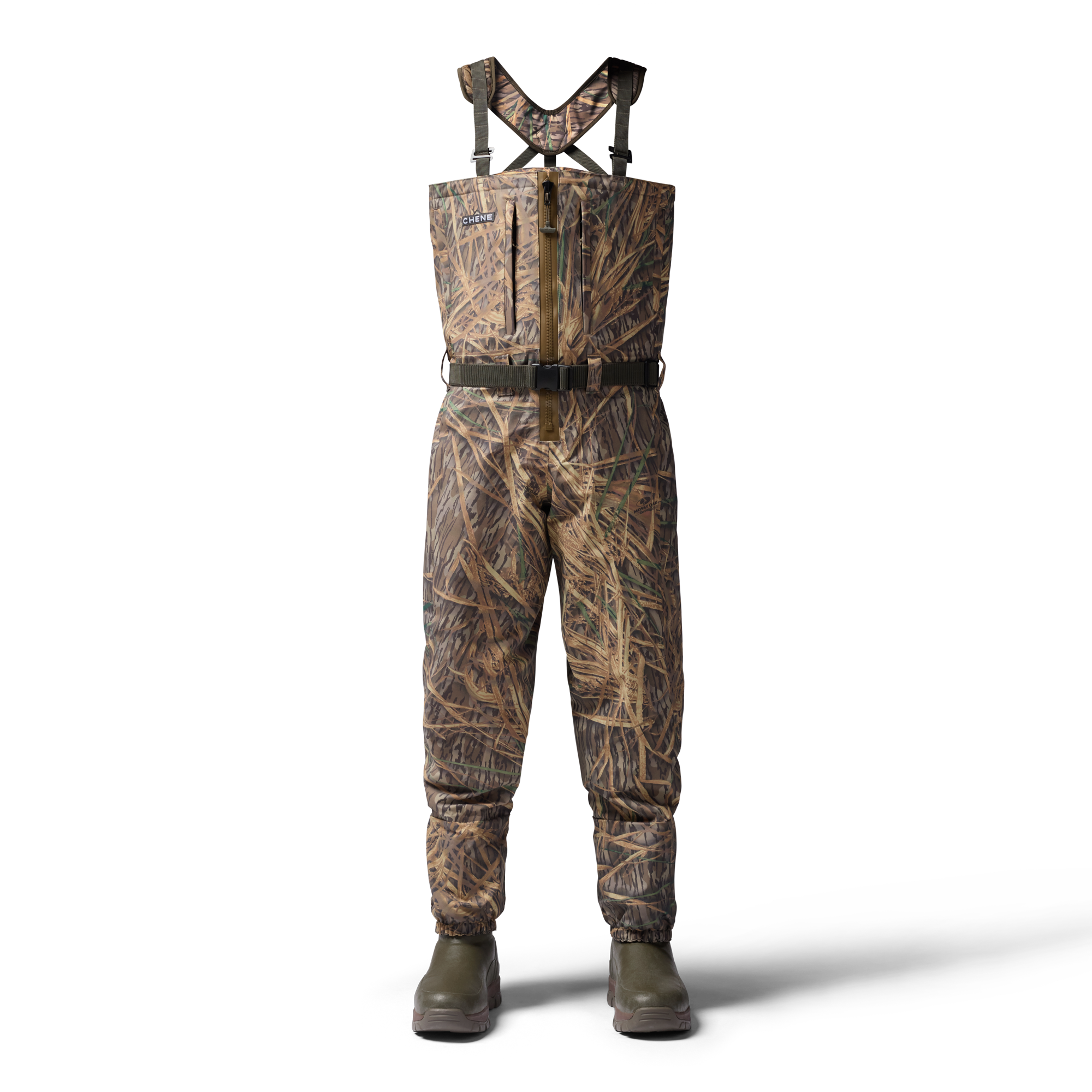 Mossy Oak Original Shadow Grass 2S Wader in Mossy Oak Original Shadow Grass, front view #mossy_oak_original_shadow_grass