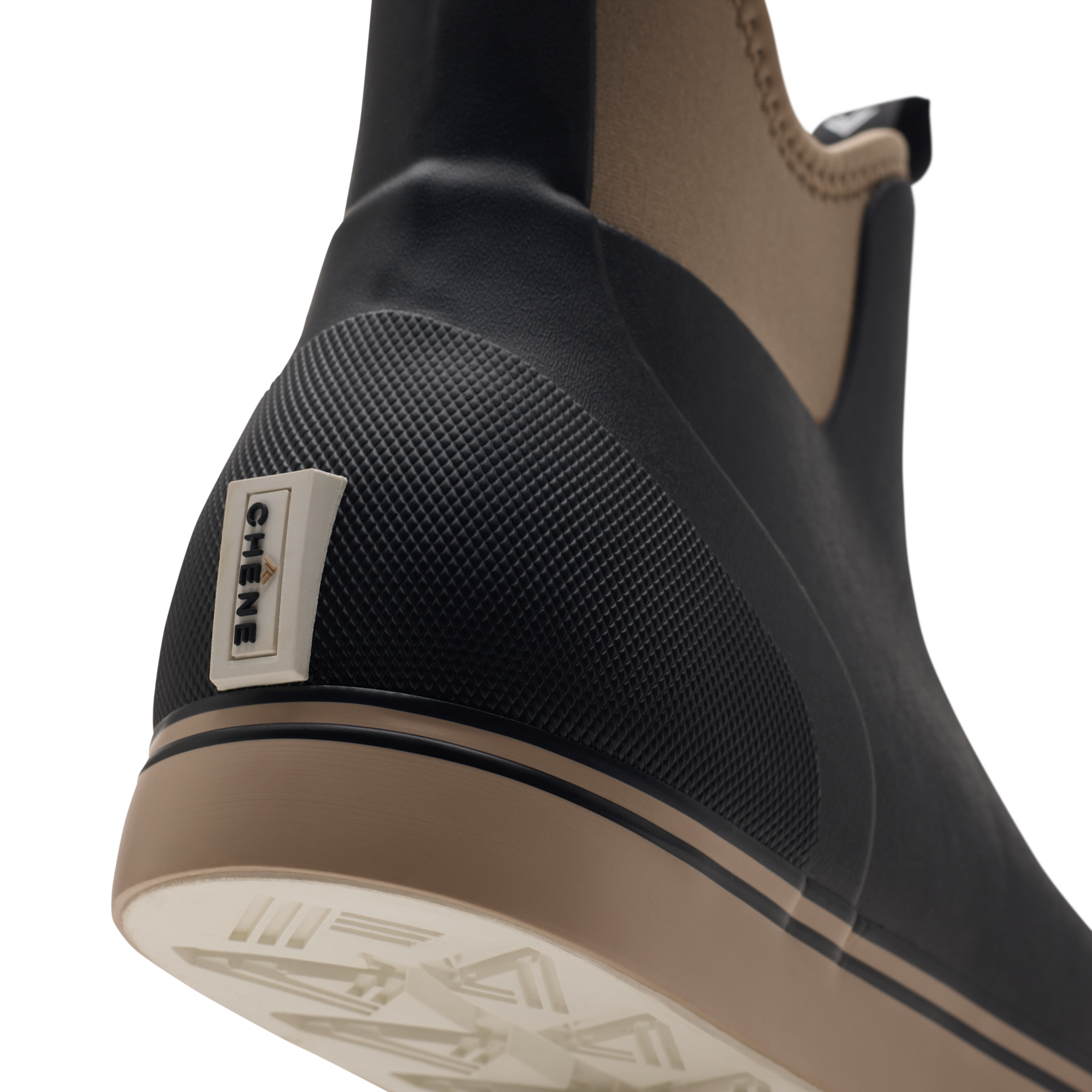 Scout Deck Boot in Black / Tan, product #black_/_tan