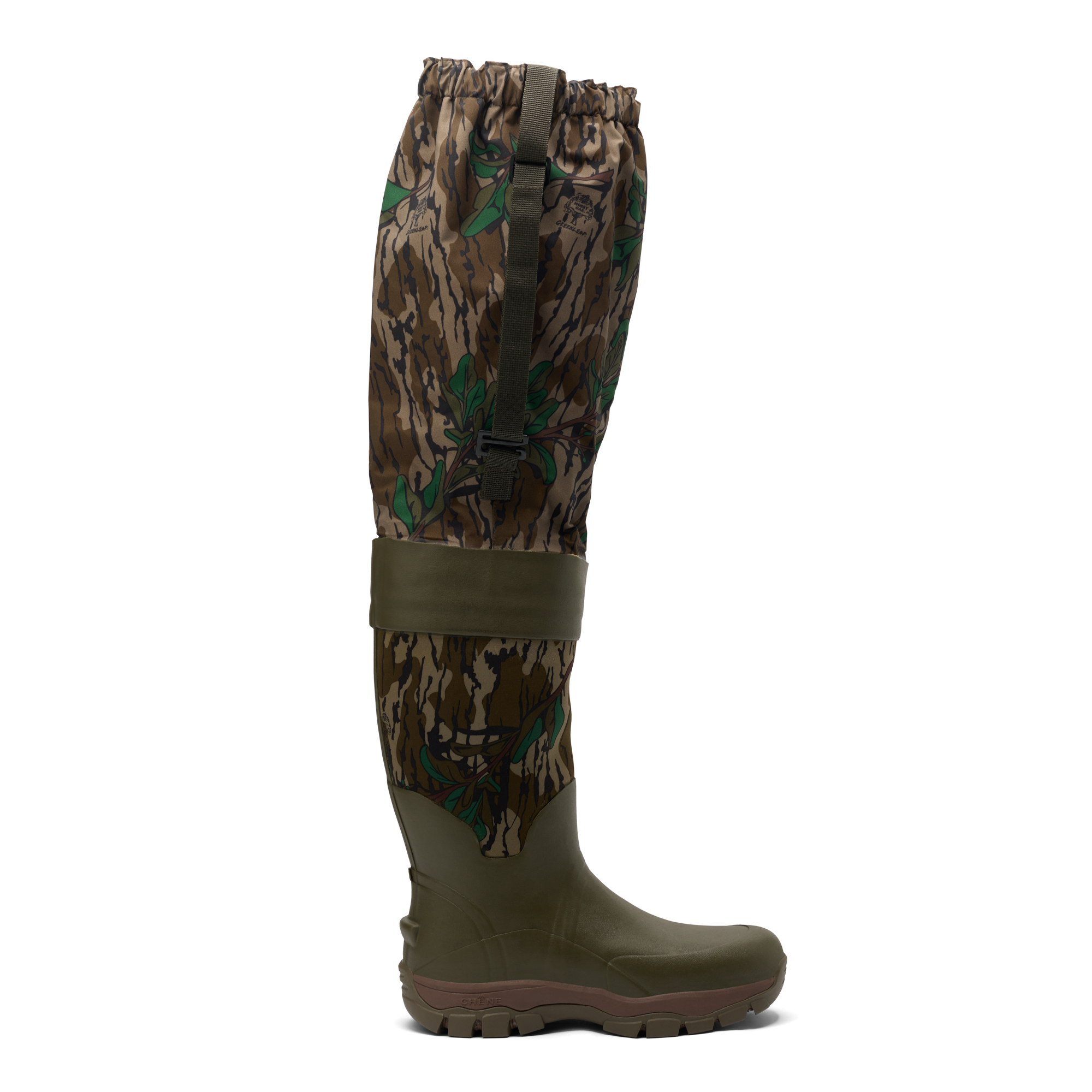 Floodline Slough Boot in Mossy Oak Original Greenleaf, product #mossy_oak_original_greenleaf