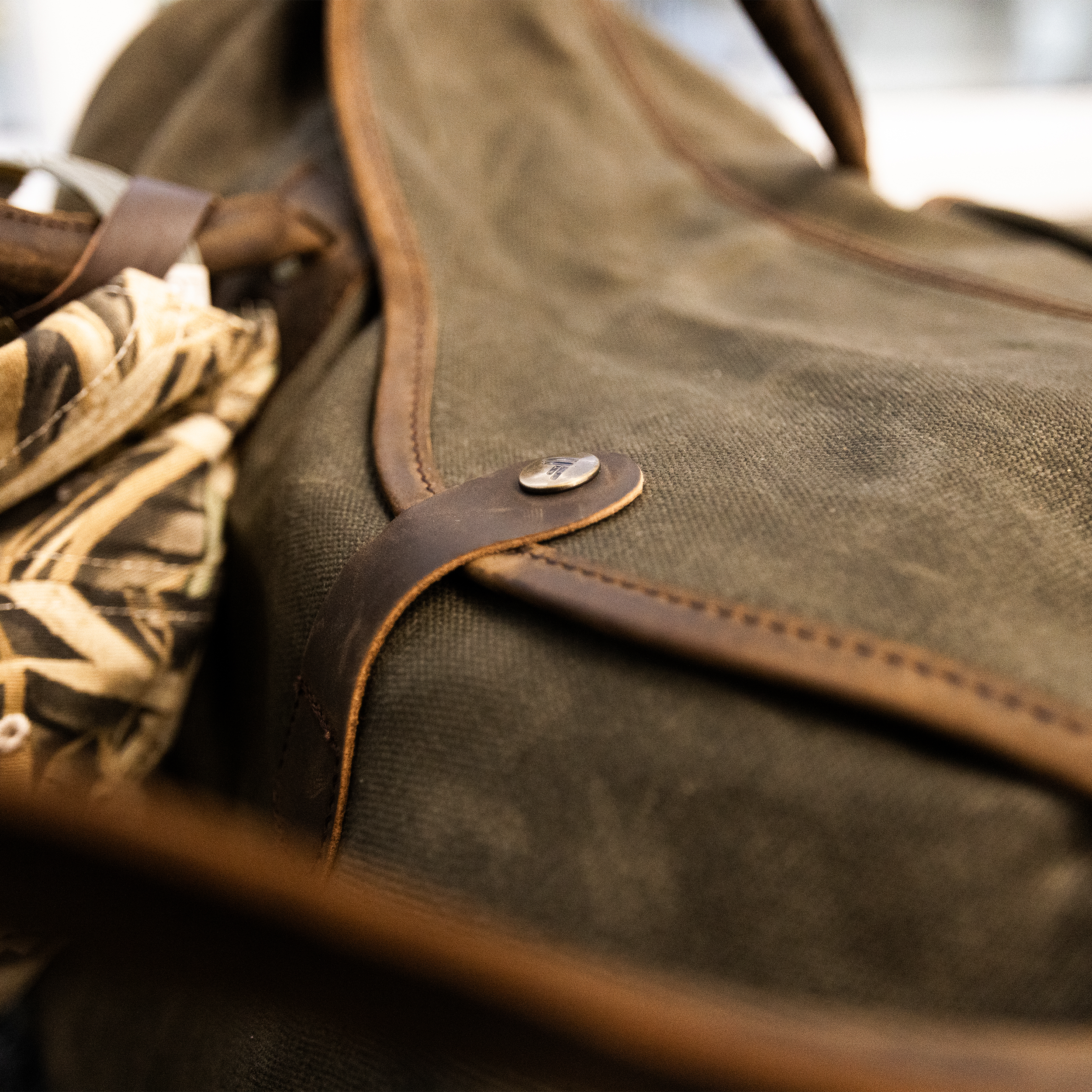 Waxed Canvas Medium Duffle Bag