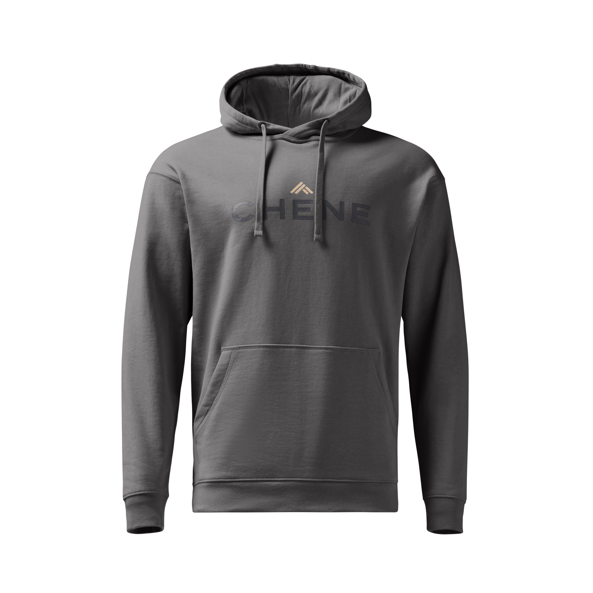 Leisure Hoodie in Heather Charcoal, front view #heather_charcoal