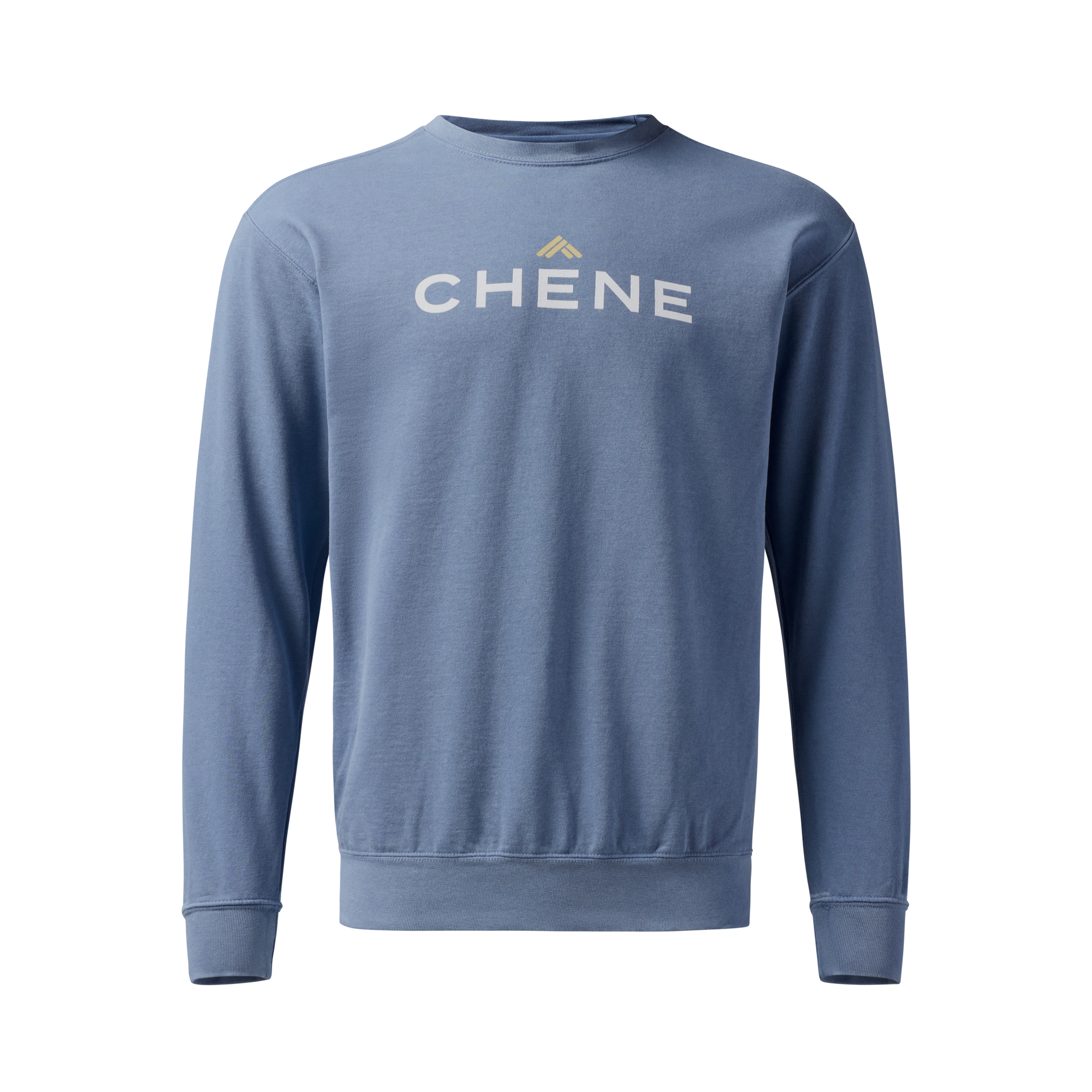 Comfort Colors Sweatshirt in Blue Jean, front view #blue_jean