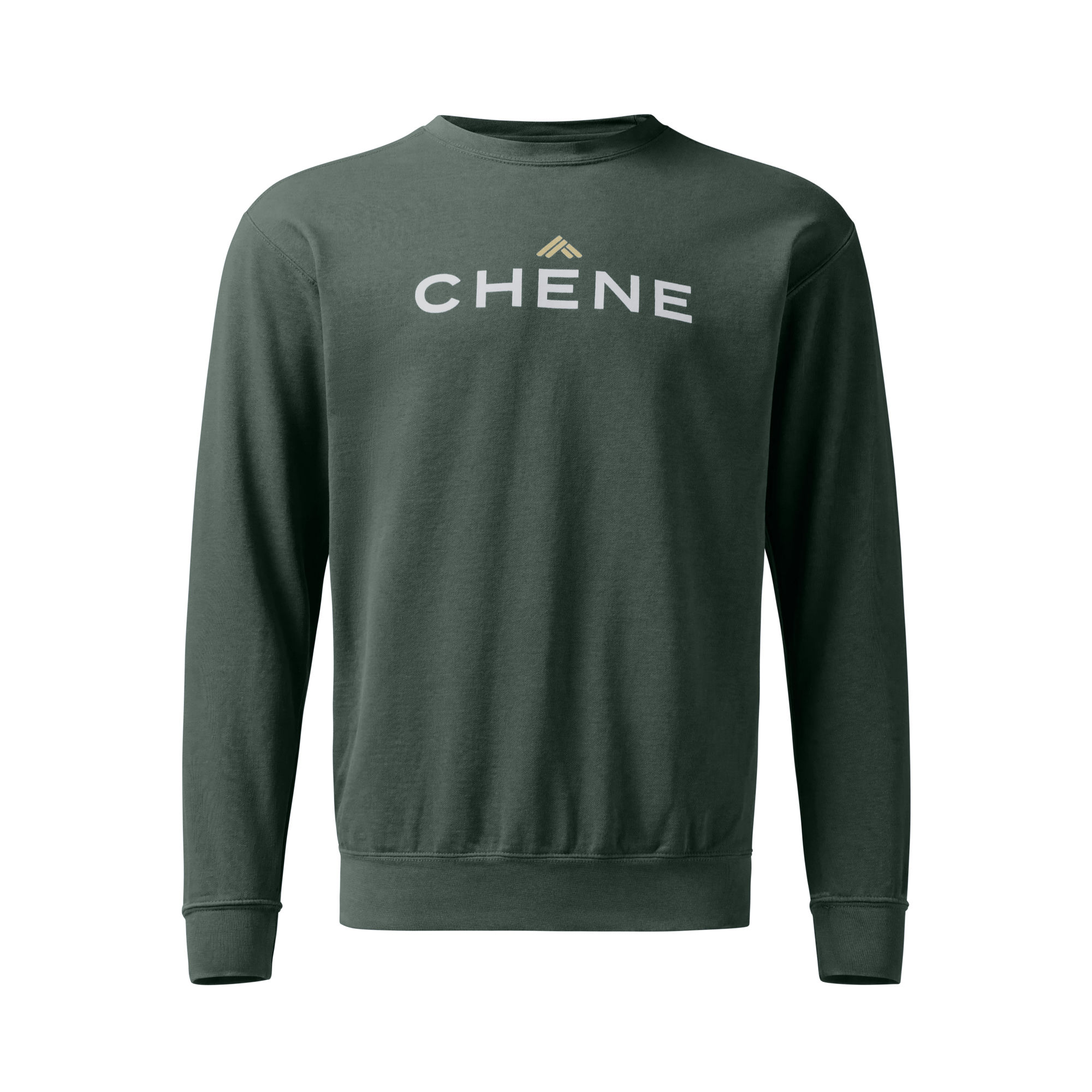 Comfort Colors Sweatshirt in Blue Spruce, front view #blue_spruce
