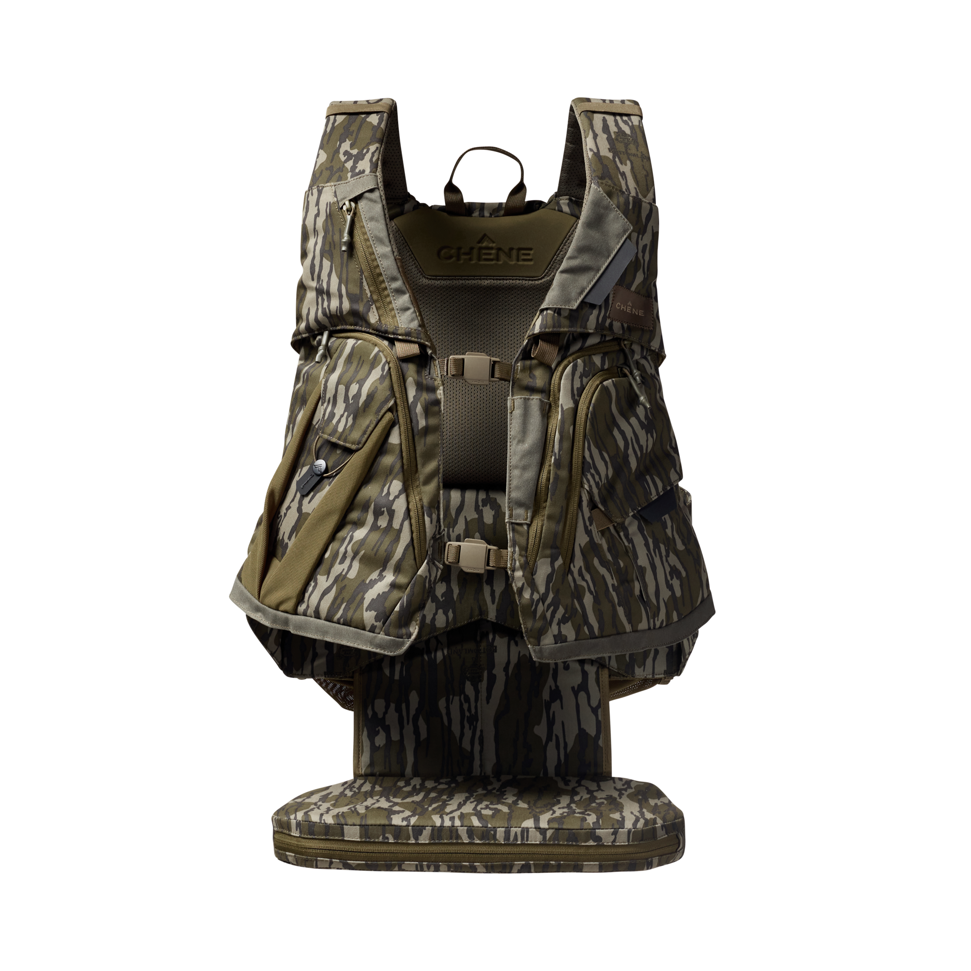 Deception Turkey Vest in Mossy Oak Original Bottomland, front view #mossy_oak_original_bottomland
