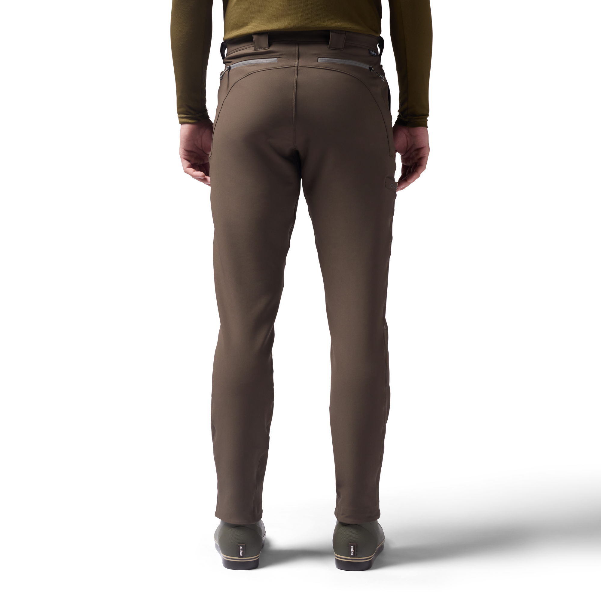 Field Pant in Brown, on model #brown