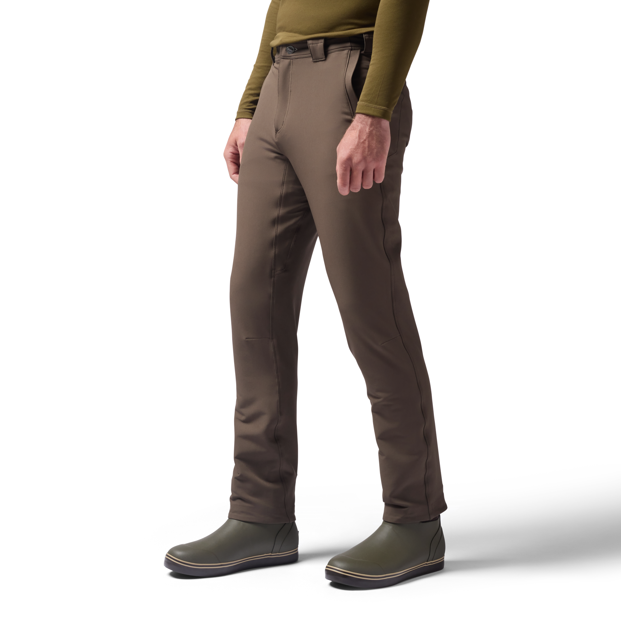 Field Pant in Brown, on model #brown