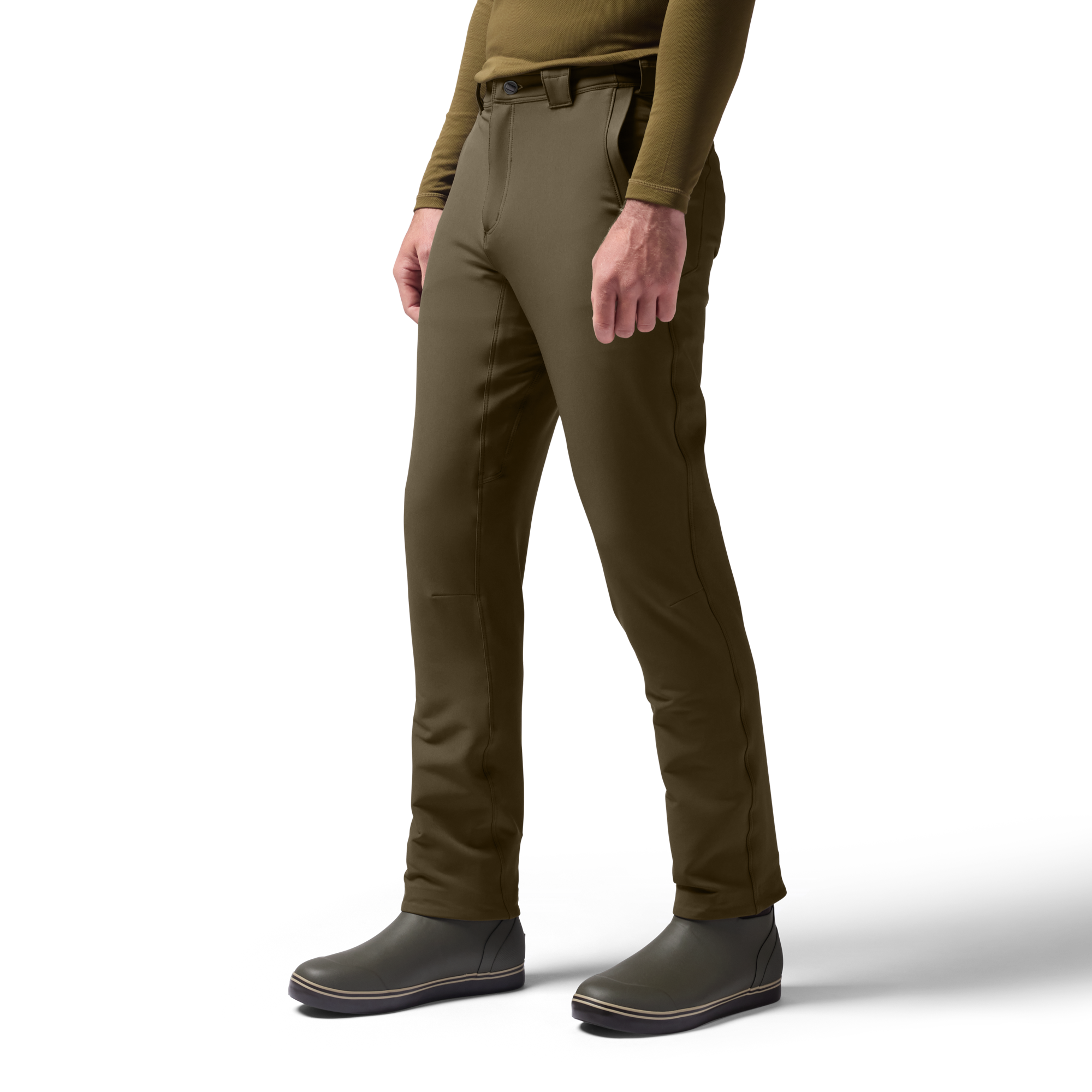 Field Pant in Olive, on model #olive