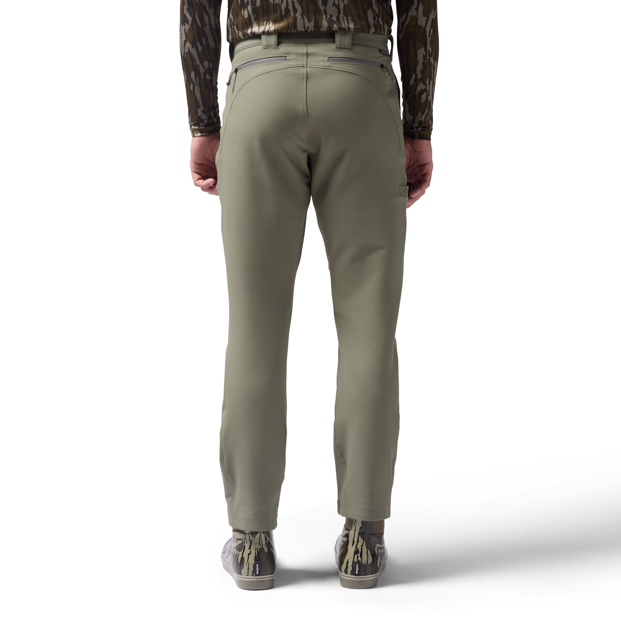 Field Pant in Sage, on model #sage