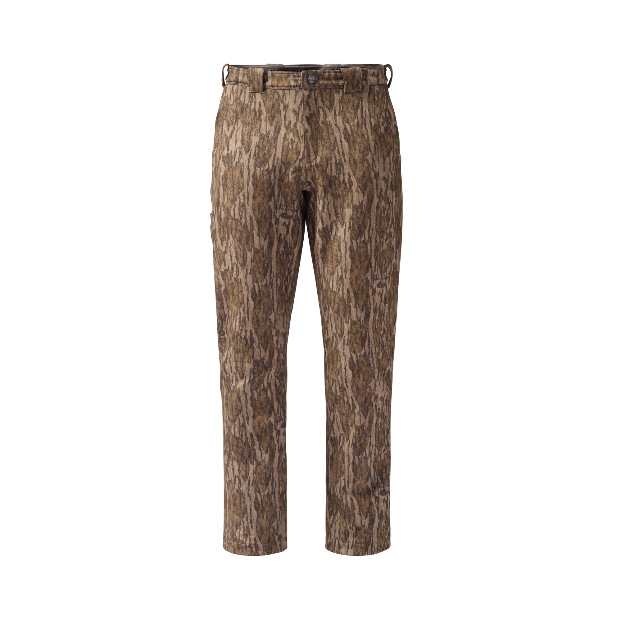 Bonded Fleece Field Pant in Mossy Oak Bottomland, front view #mossy_oak_bottomland