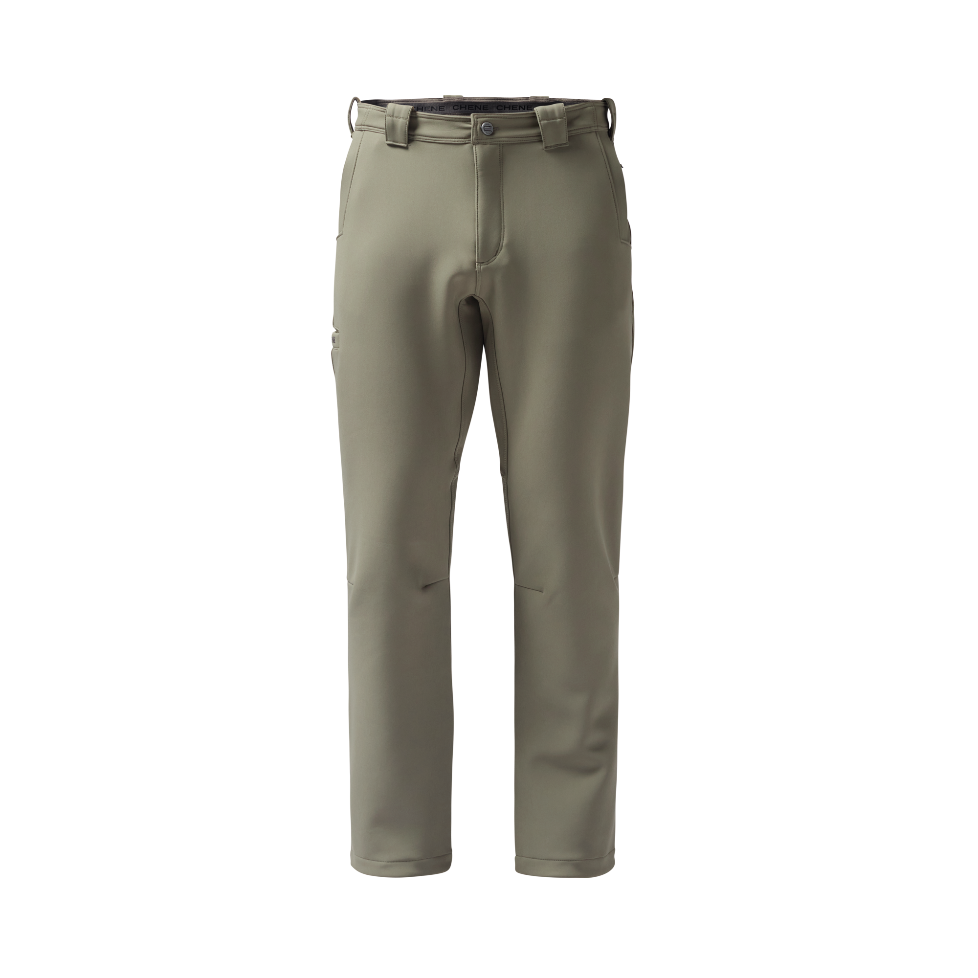 Bonded Fleece Field Pant in Sage, front view #sage