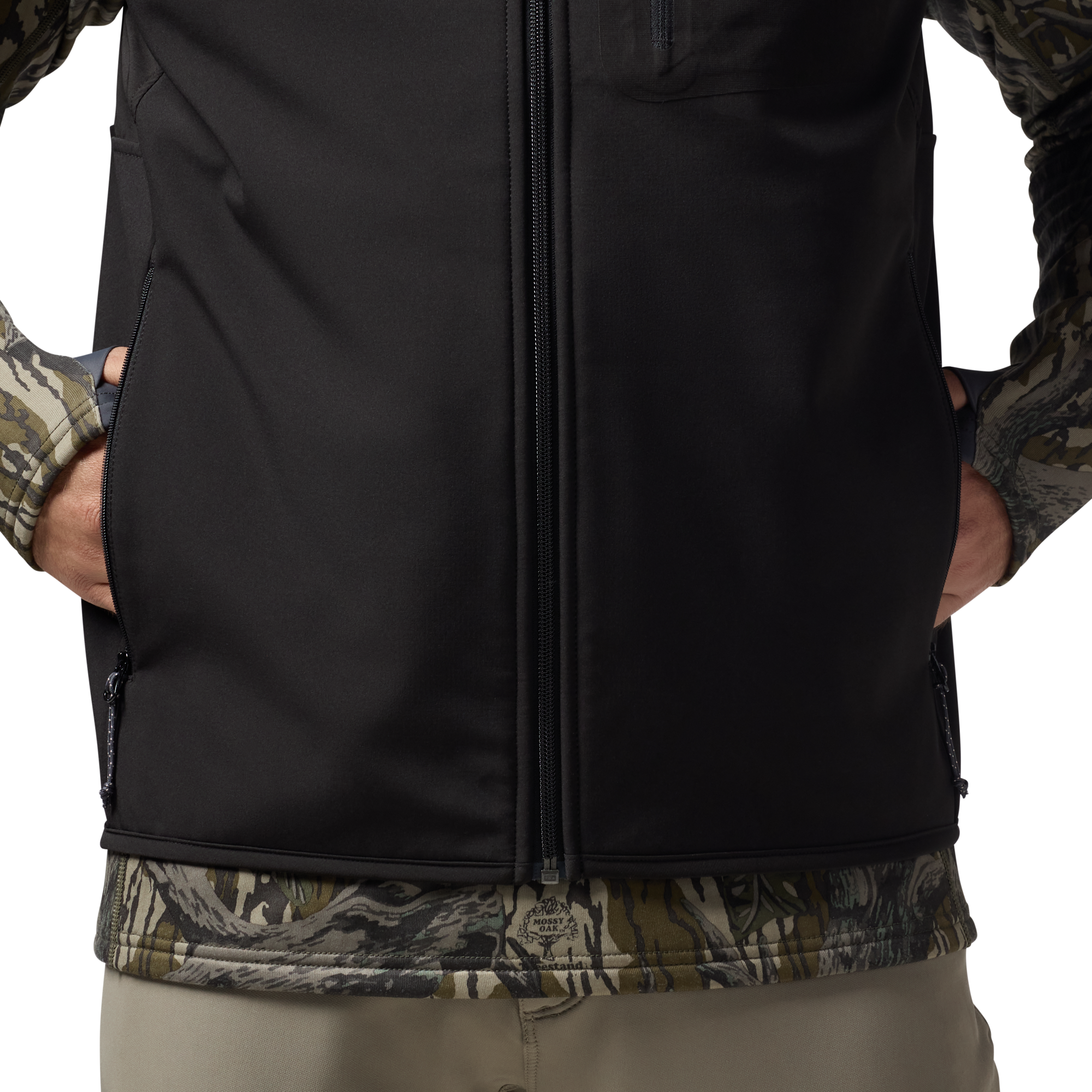 Scout Vest in Black, on model #black