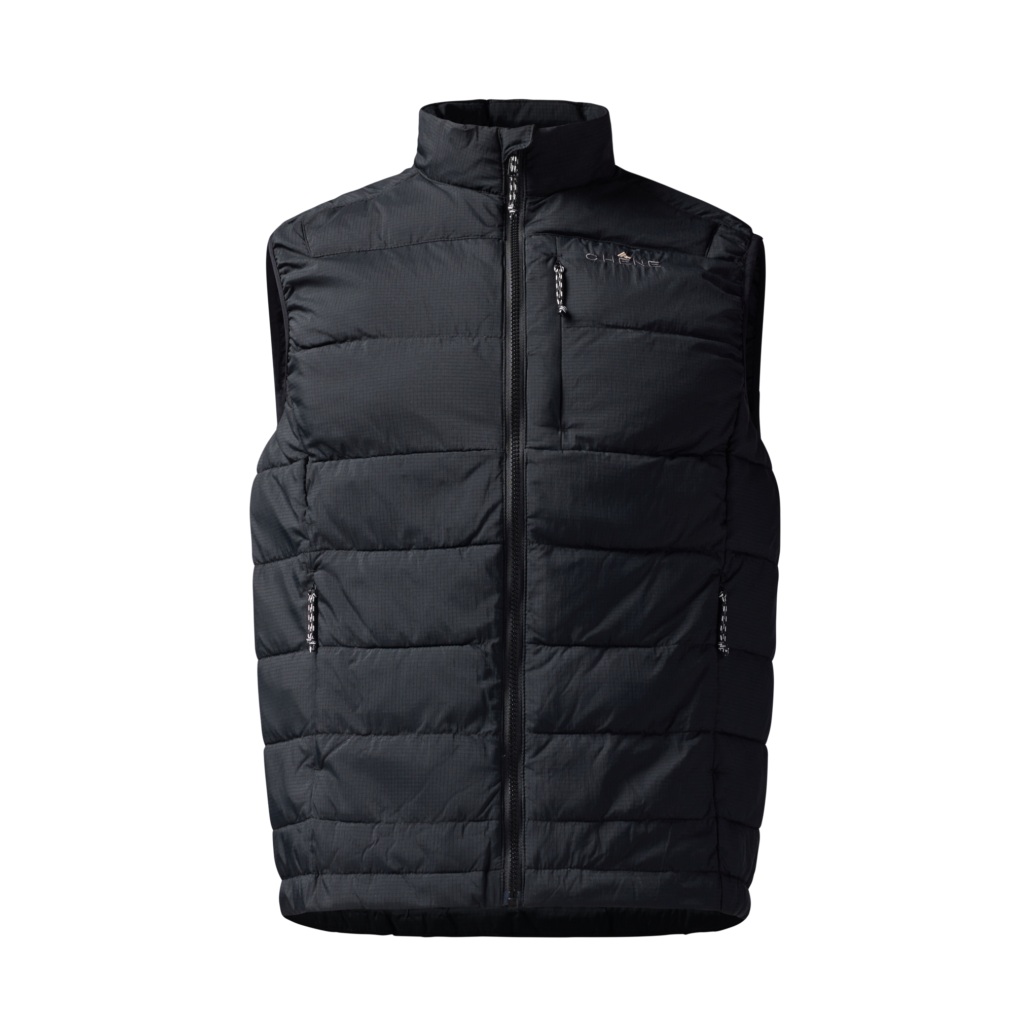 Flyweigh Vest in Black, front view #black