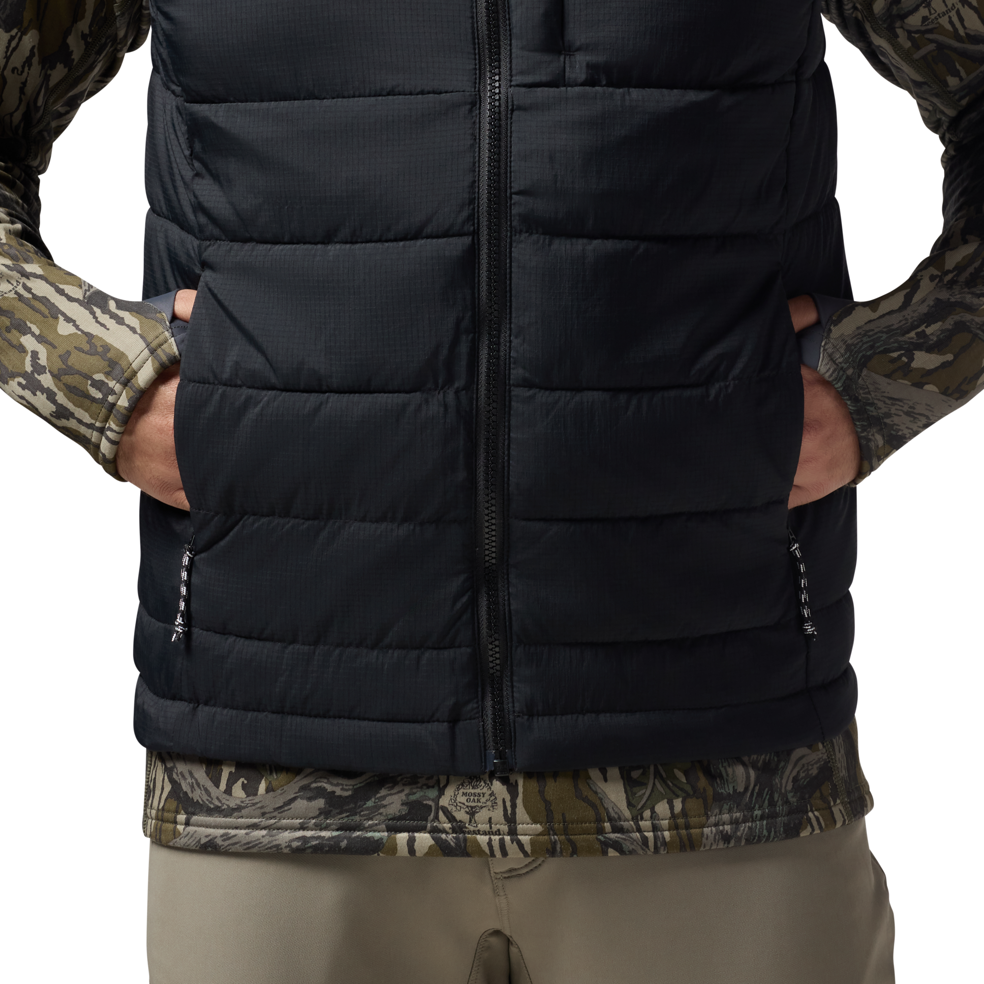 Flyweigh Vest in Black, on model #black