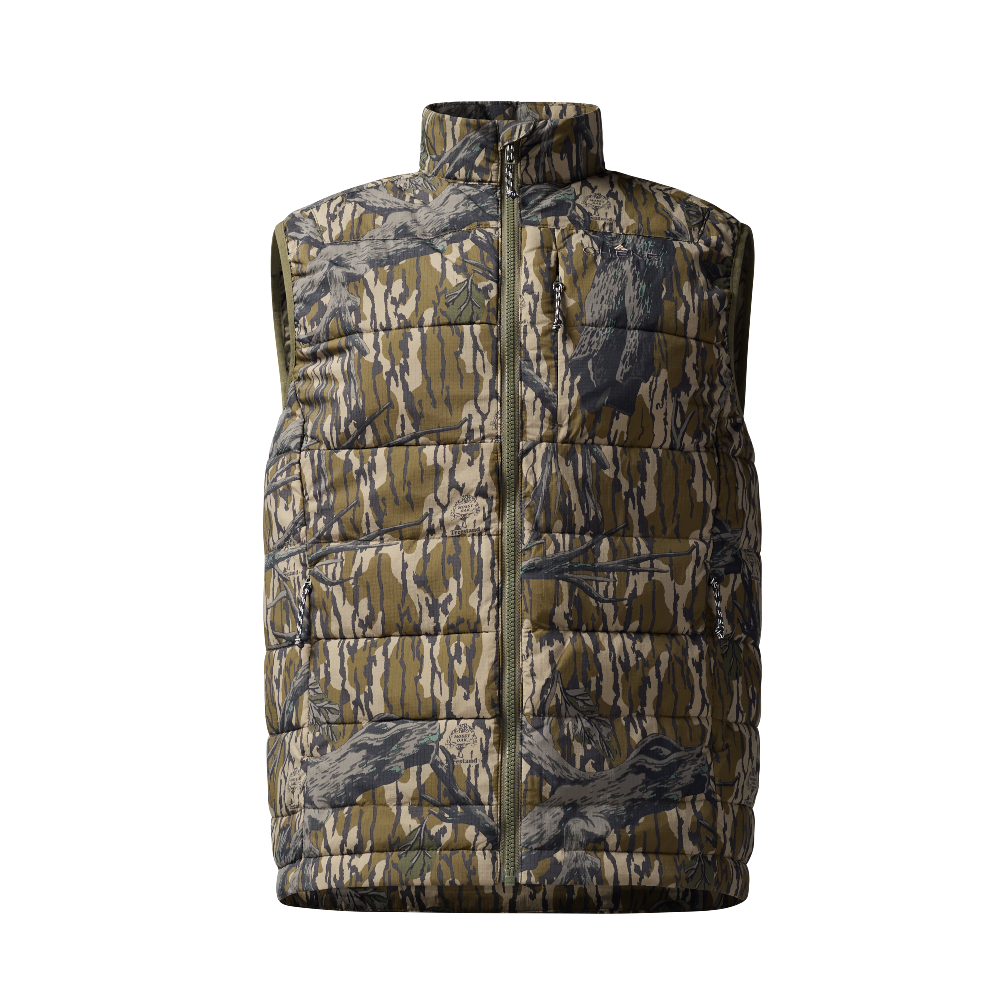 Flyweigh Vest in Mossy Oak Original Treestand, front view #mossy_oak_original_treestand