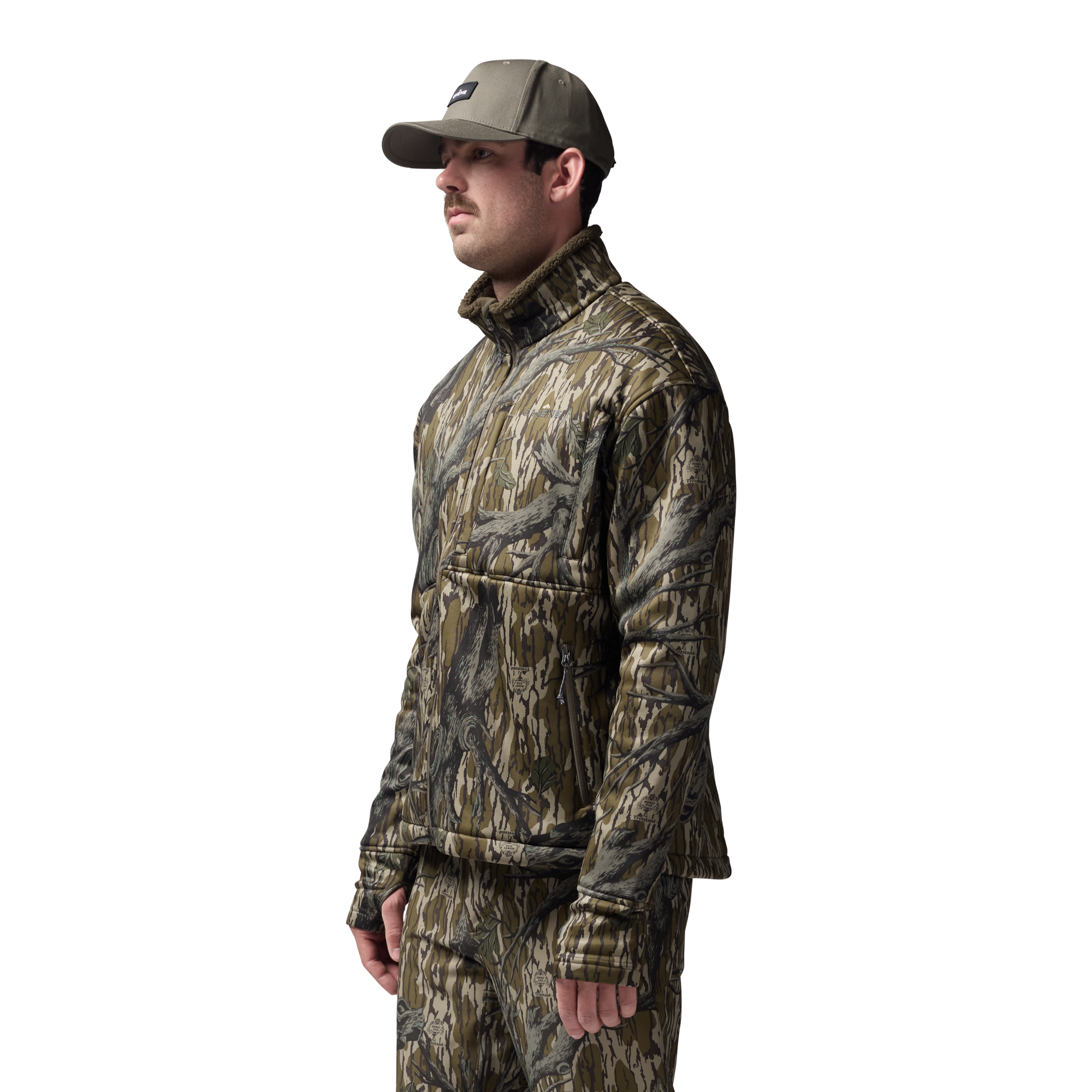 Over/Under Jacket in Mossy Oak Original Treestand, on model #mossy_oak_original_treestand