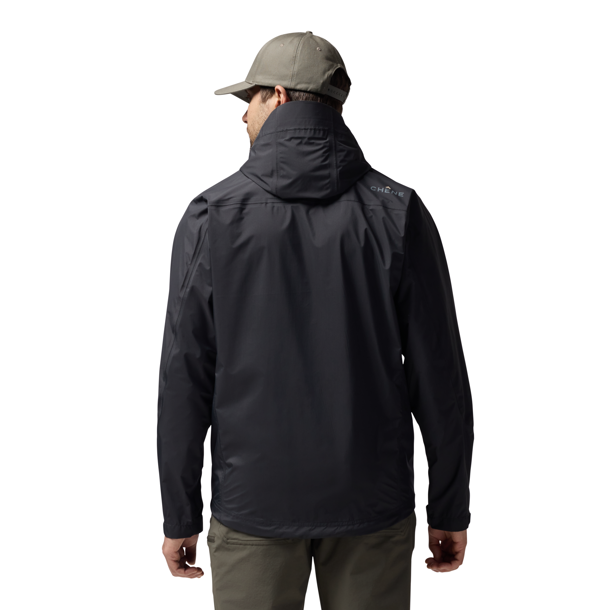 Hydro-Lok Velo Rain Jacket in Black, on model #black