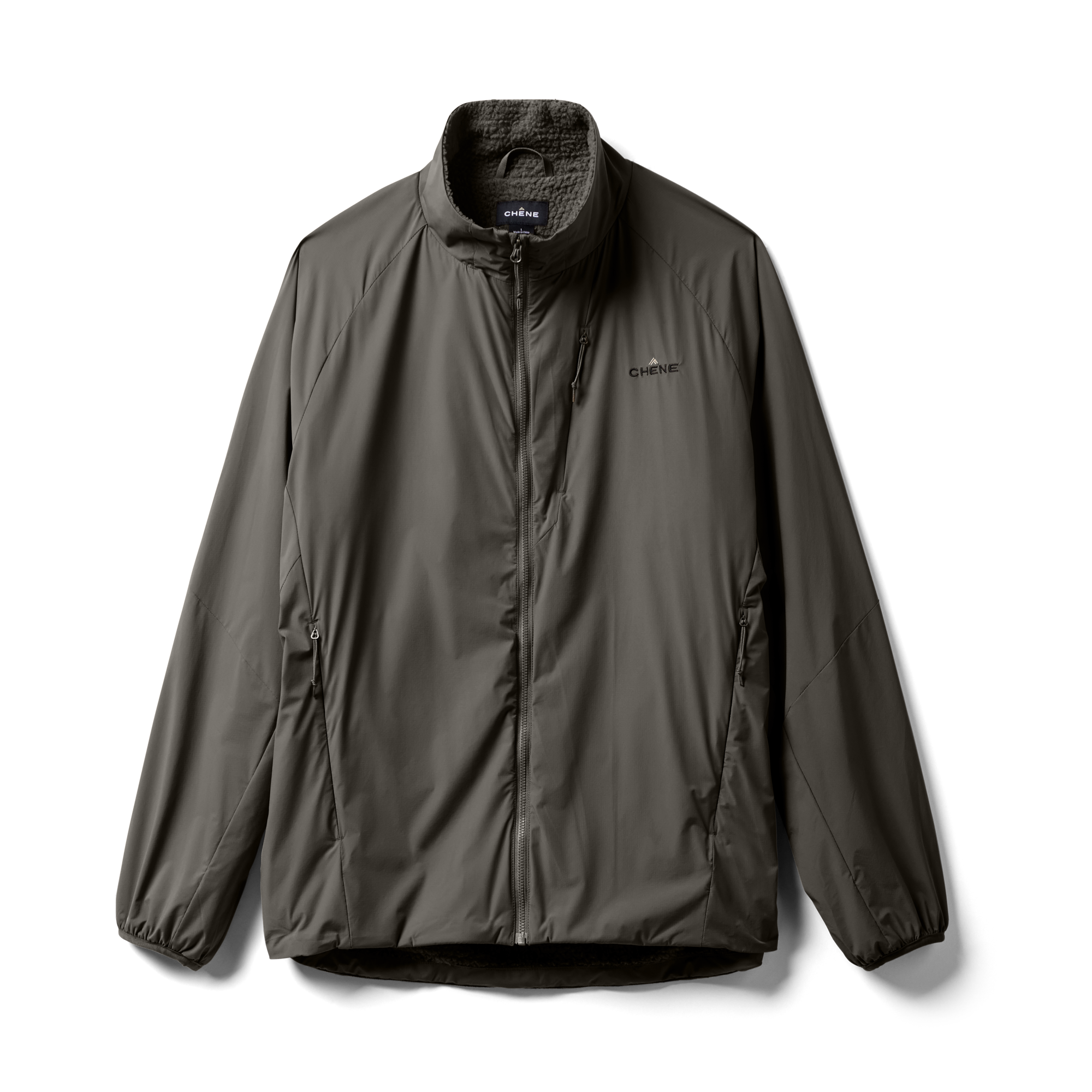 Flux Jacket in Cypress, flat lay #cypress