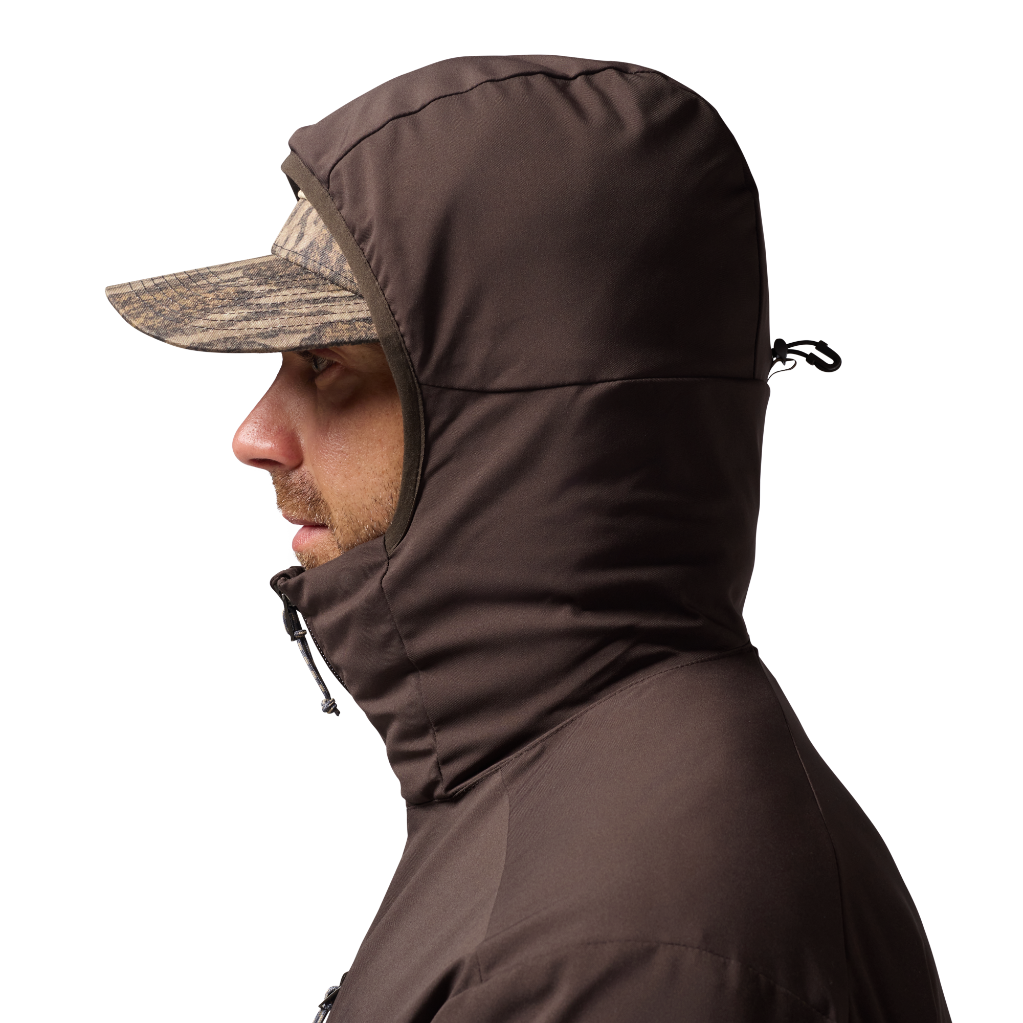 Flyweigh Jacket in Brown, on model #brown